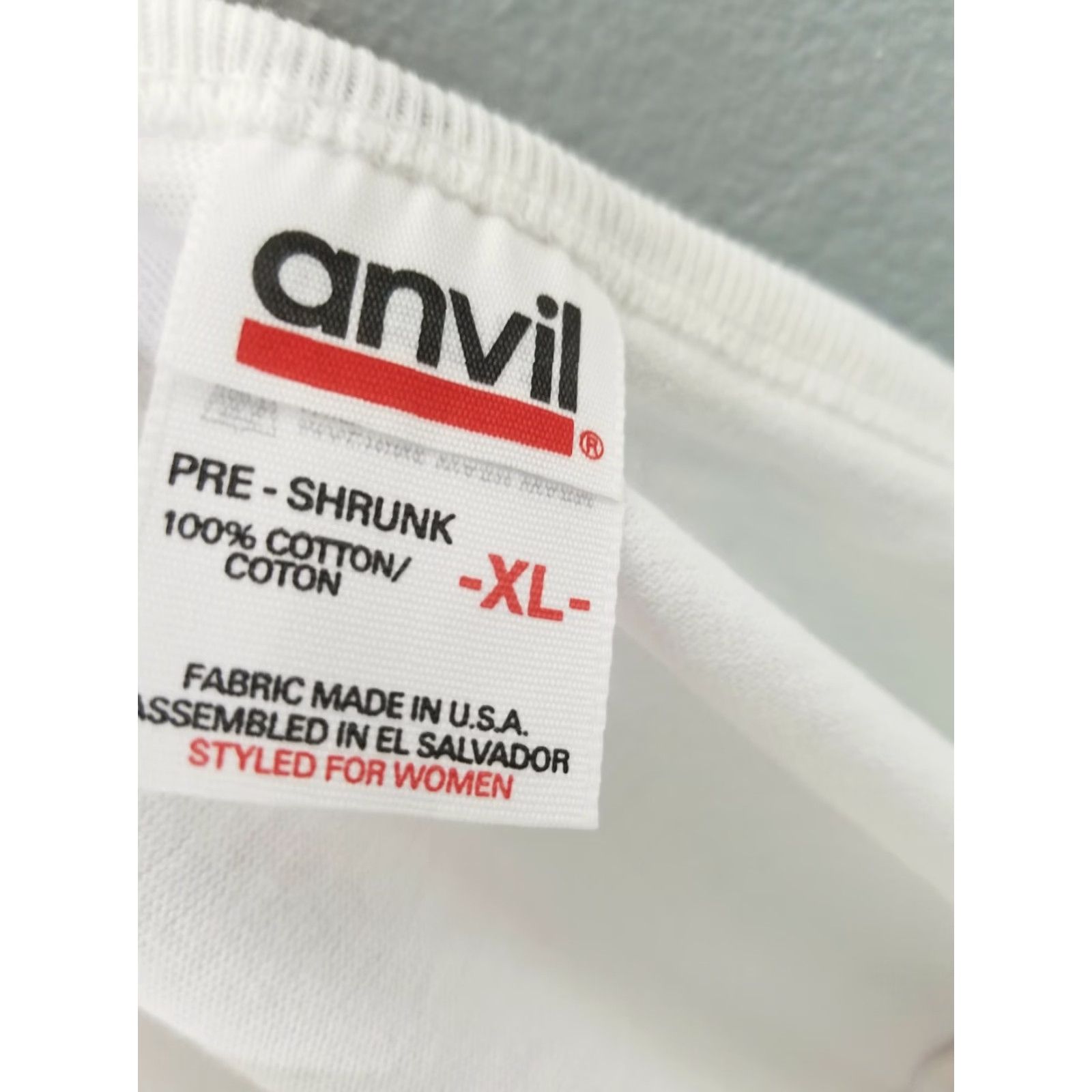 Anvil VINTAGE Anvil Diamonds Are A Girl's Best Friend Softball Tank Top Adult XL White Sleeveless Cotton Muscle Tee Girls 90s Theme Size XL / US 12-14 / IT 48-50 - 4 Thumbnail