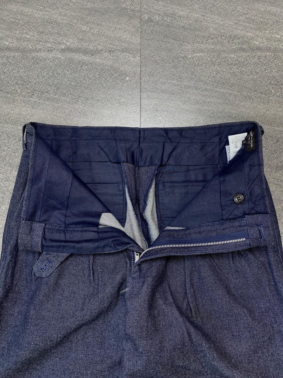 Comme des Garcons Homme FREE TAX! BNWT 90s Indigo Denim Trousers - 30” Size US 30 / EU 46 - 5 Thumbnail