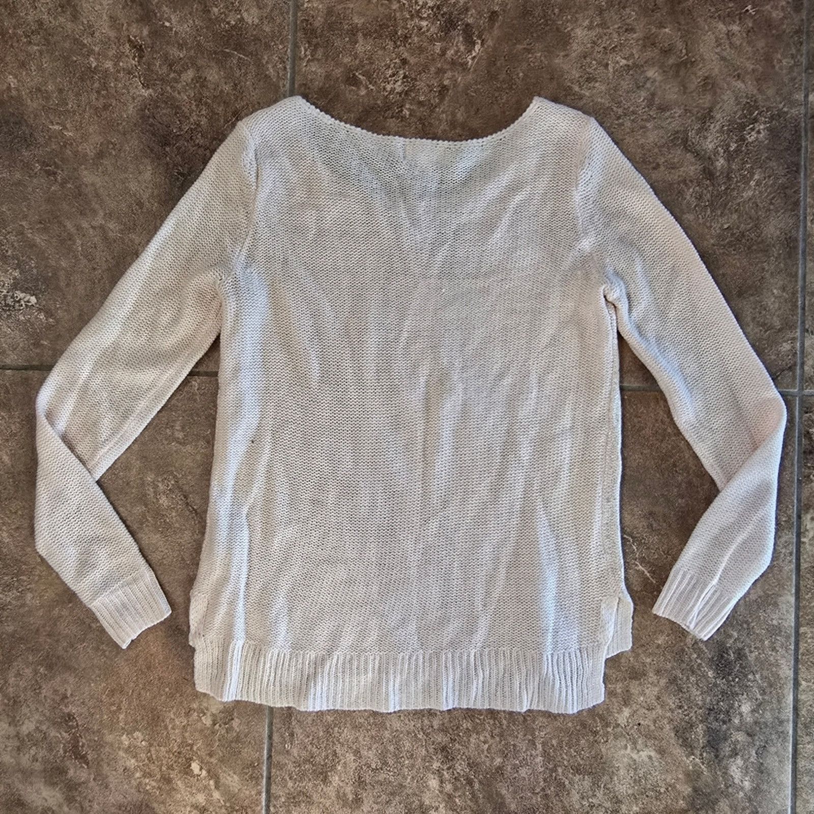 Other Light Pink Gold | MAISON JULES | Detailed Knit Sweater Size XS / US 0-2 / IT 36-38 - 2 Thumbnail