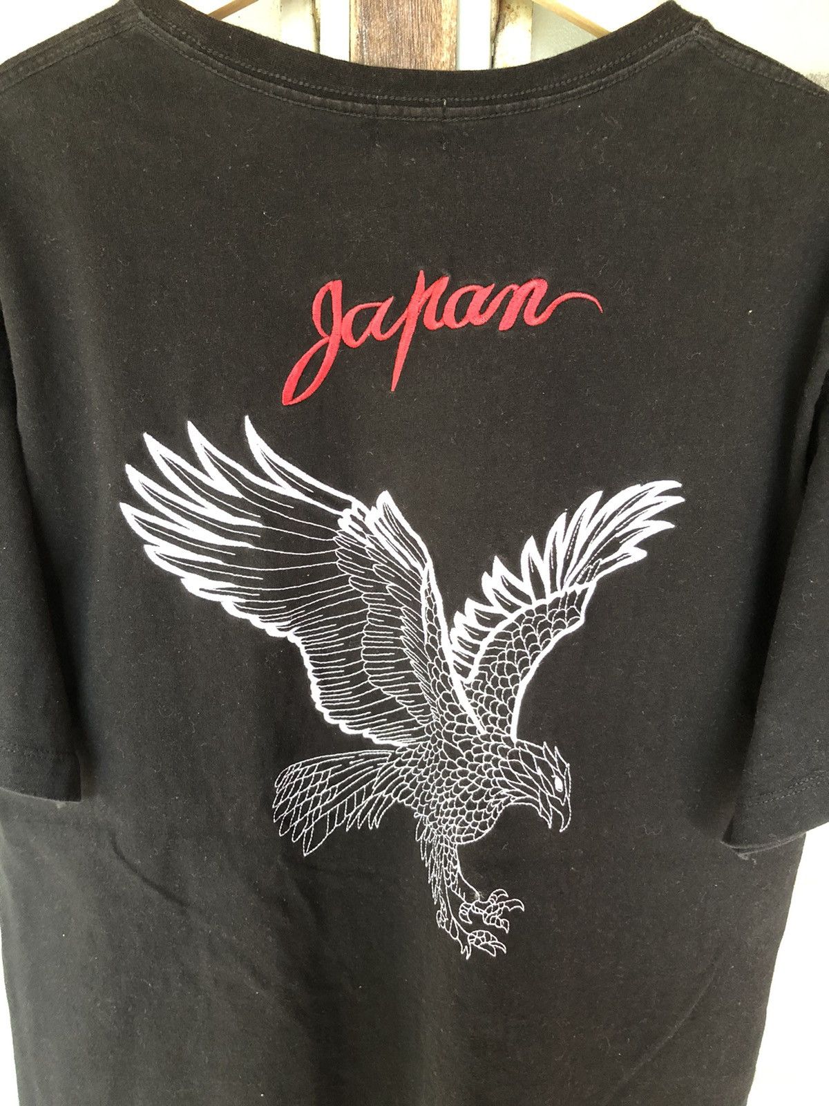 Japanese Brand Vintage Japanese Sukajan Eagle Embroidered Shirt Tee Size US L / EU 52-54 / 3 - 2 Thumbnail