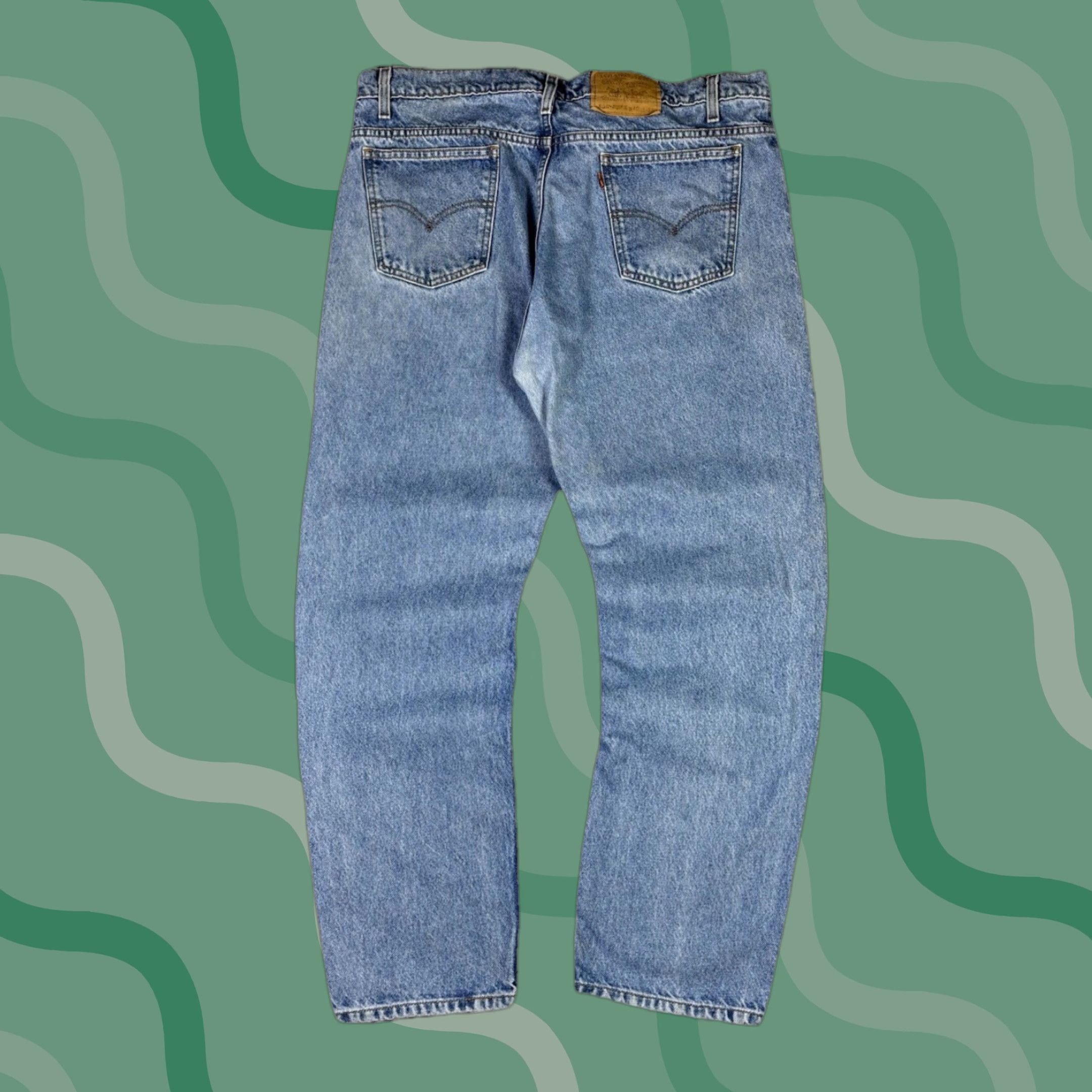 Levi's **Vintage Levi's 505 Jeans Regular Fit Orange USA 38x30** User: Vintage Levi's 505 Jeans Regular Fit Orange USA 38x30 Size US 38 / EU 54 - 1 Thumbnail