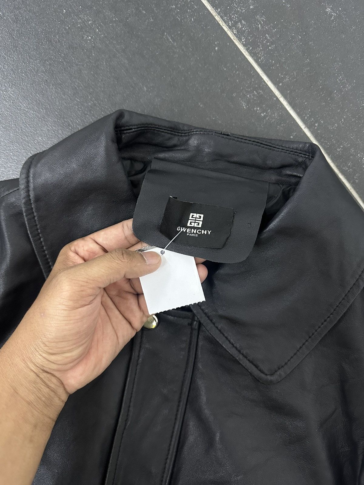 Designer Beautiful Parody Givenchy Leather Jacket Size US S / EU 44-46 / 1 - 7 Thumbnail