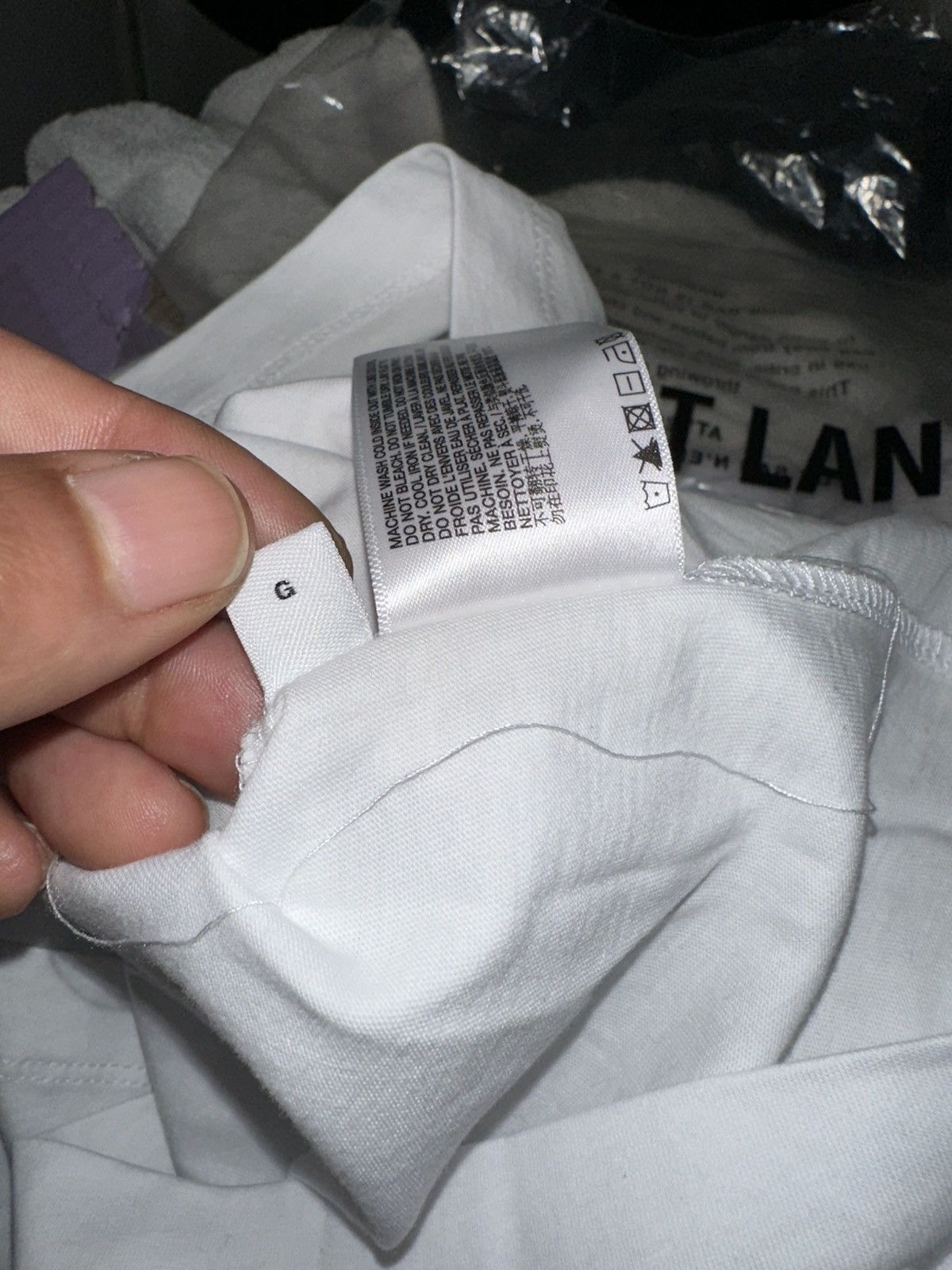 Helmut Lang Helmut Lang NYC Pocket Tee Size US L / EU 52-54 / 3 - 8 Thumbnail