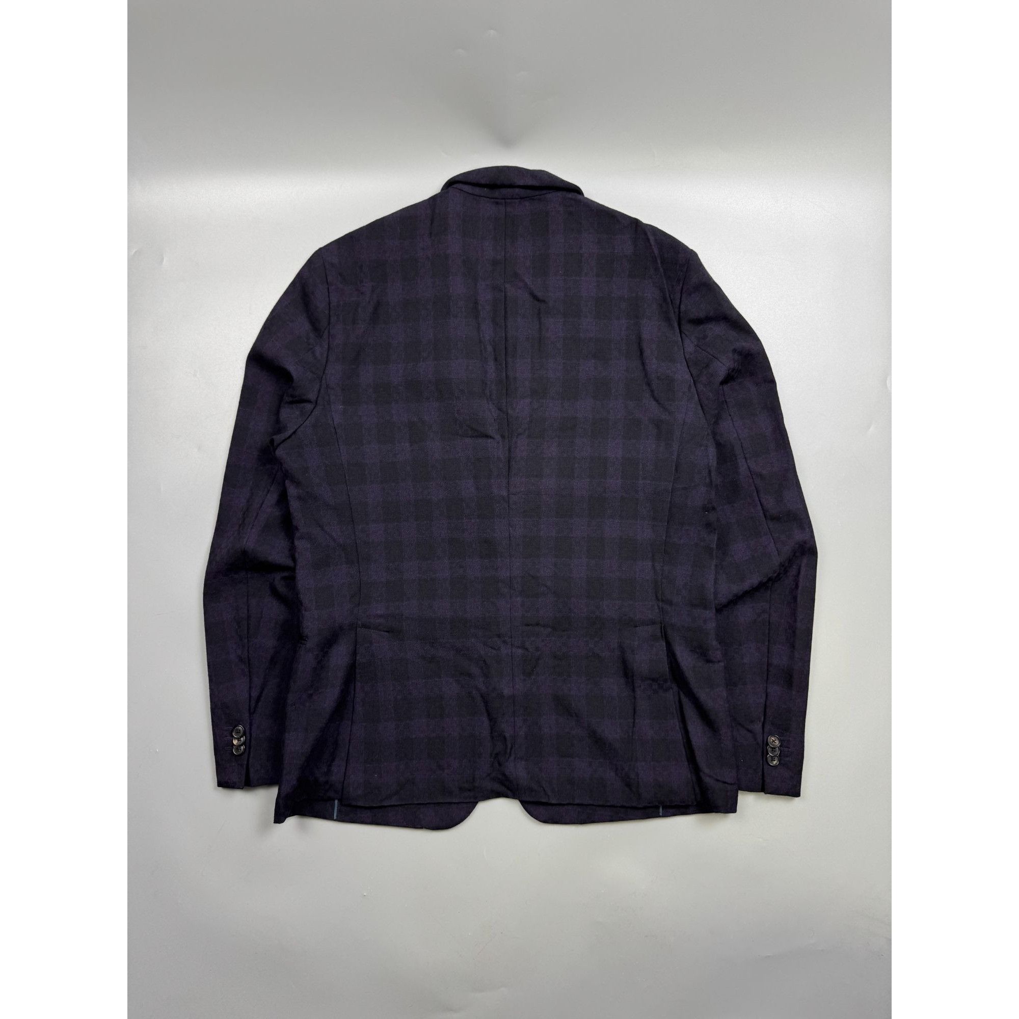 Paul Smith Paul & Smith Checkered Two Button Wool Blazer (Y1261) Size 42R - 13 Thumbnail