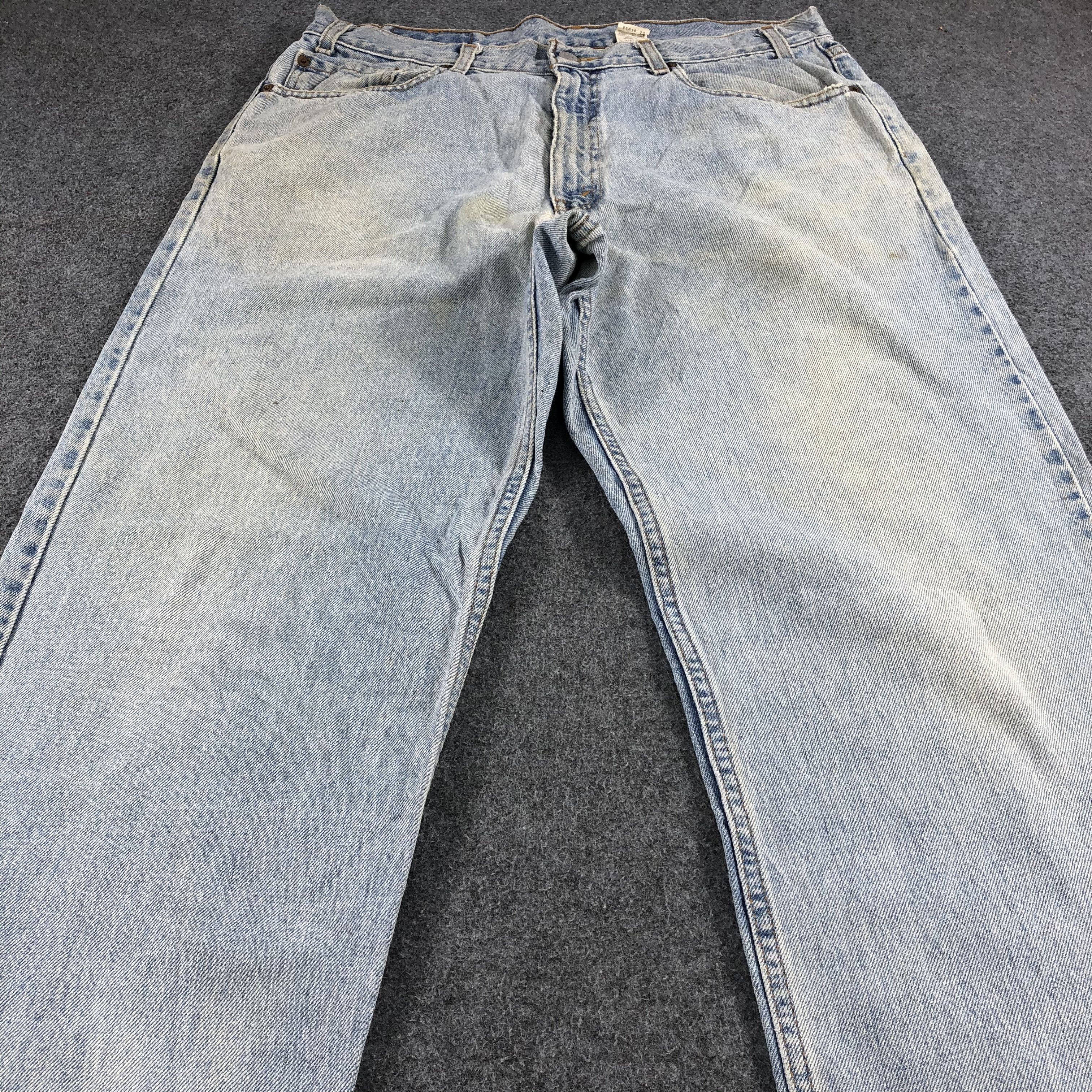 Levi's Vintage Levis 550 Light Wash Jeans- J1295 Size US 36 / EU 52 - 3 Thumbnail