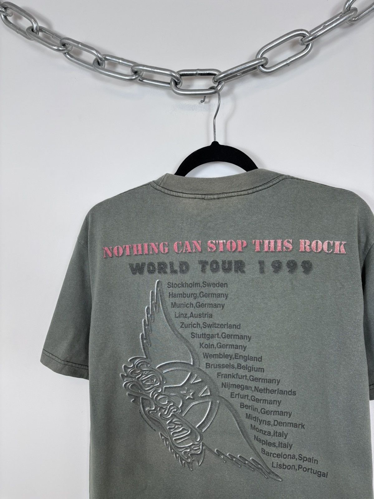 Aerosmith Vintage Aerosmith 1999 Nothing Can Stop This Rock Tour Tee Size US M / EU 48-50 / 2 - 14 Thumbnail