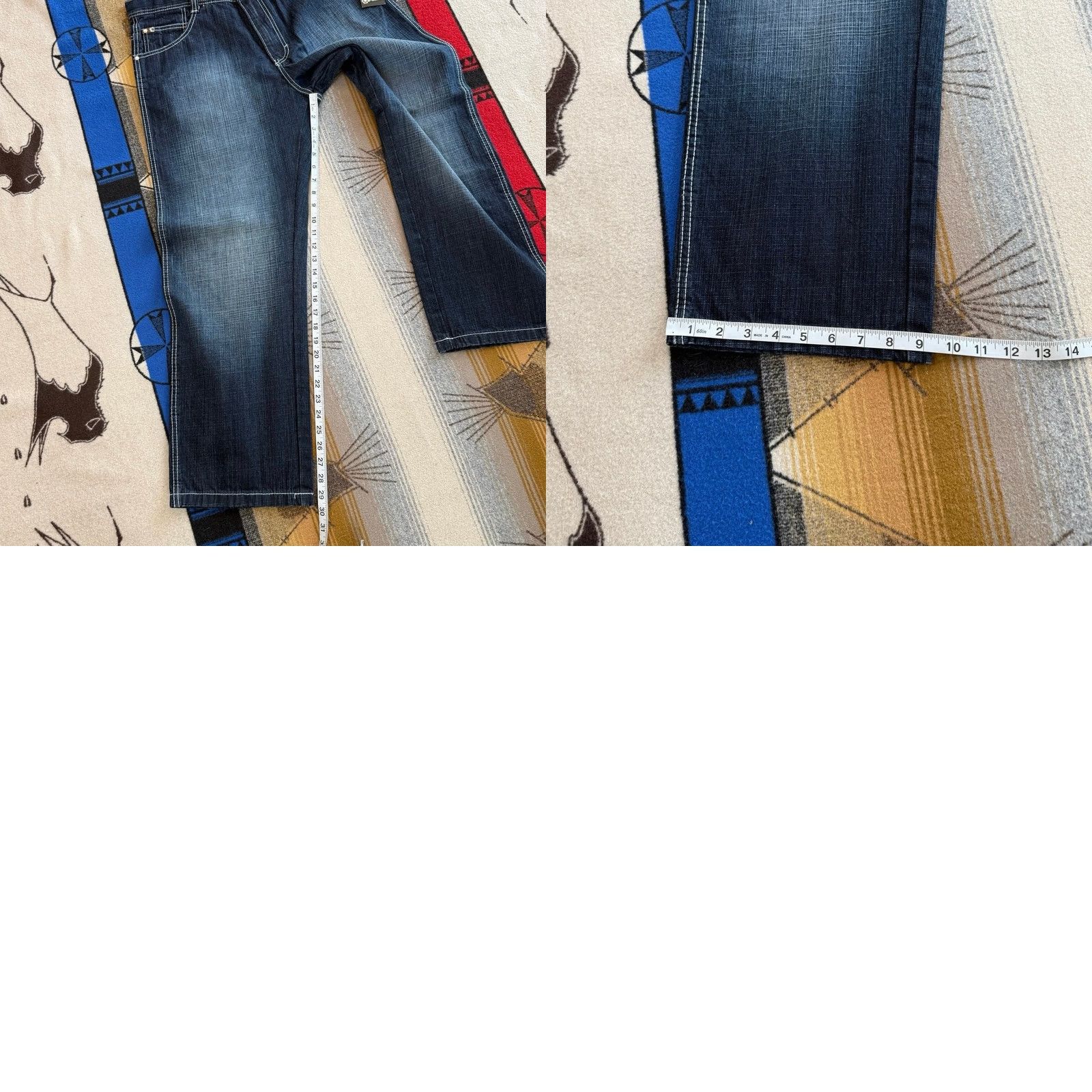 Southpole VINTAGE Southpole Jeans Wide Leg Denim Size 36x30 NWT Grunge Skate Y2K Size US 36 / EU 52 - 8 Thumbnail