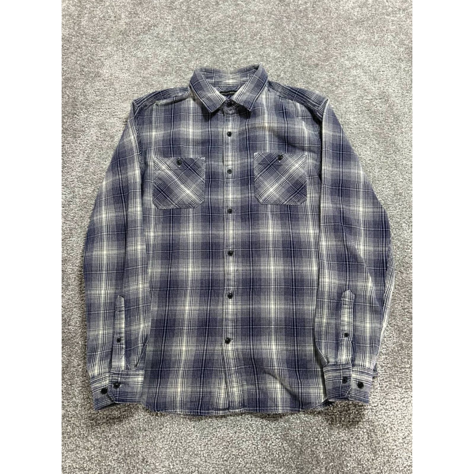 Banana Republic Banana Republic Camden Fit Shirt Mens Large Blue Plaid Button Front Size US L / EU 52-54 / 3 - 2 Thumbnail