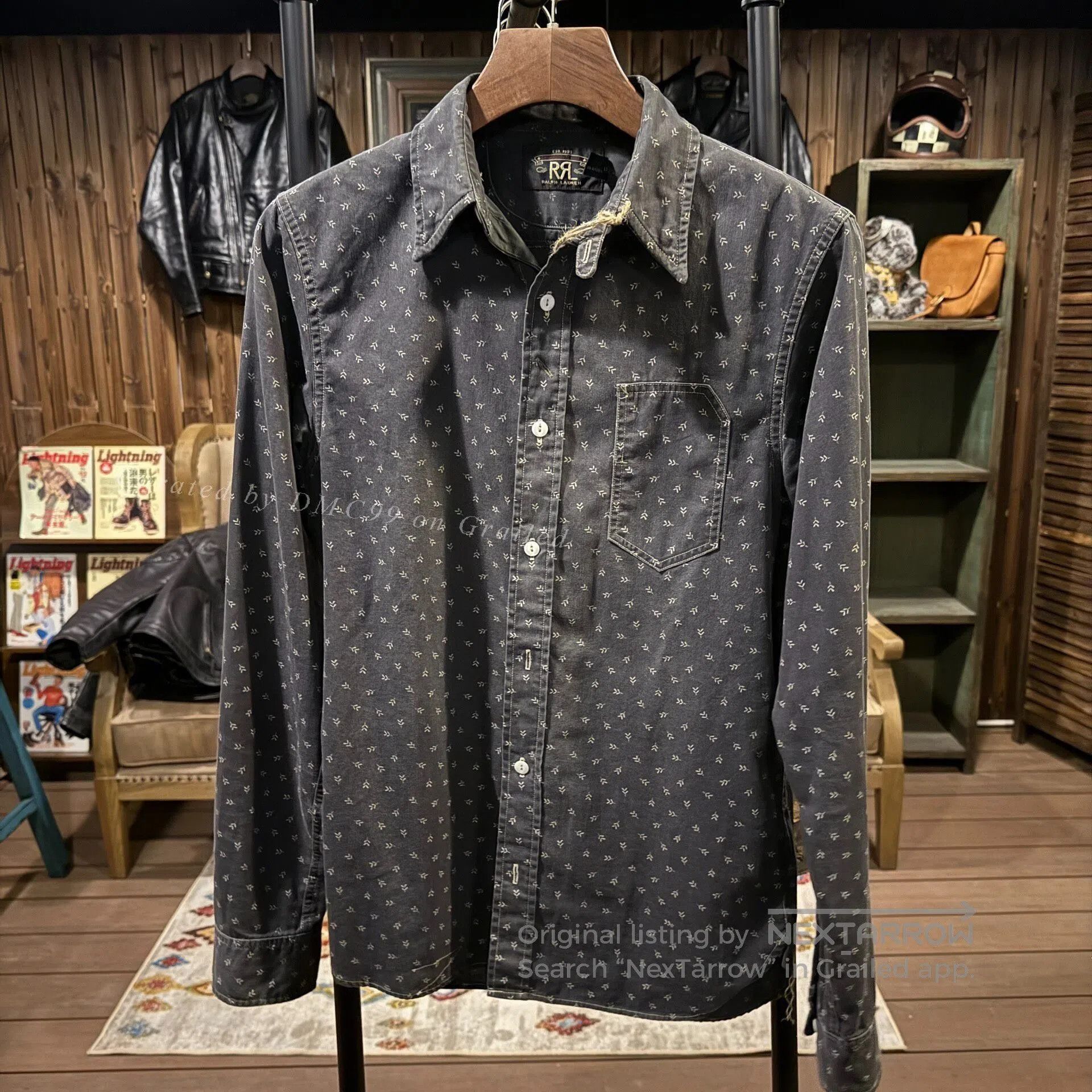 RRL Ralph Lauren RRL Ralph Lauren Arrow Print Shirt. Size US XS / EU 42 / 0 - 1 Thumbnail