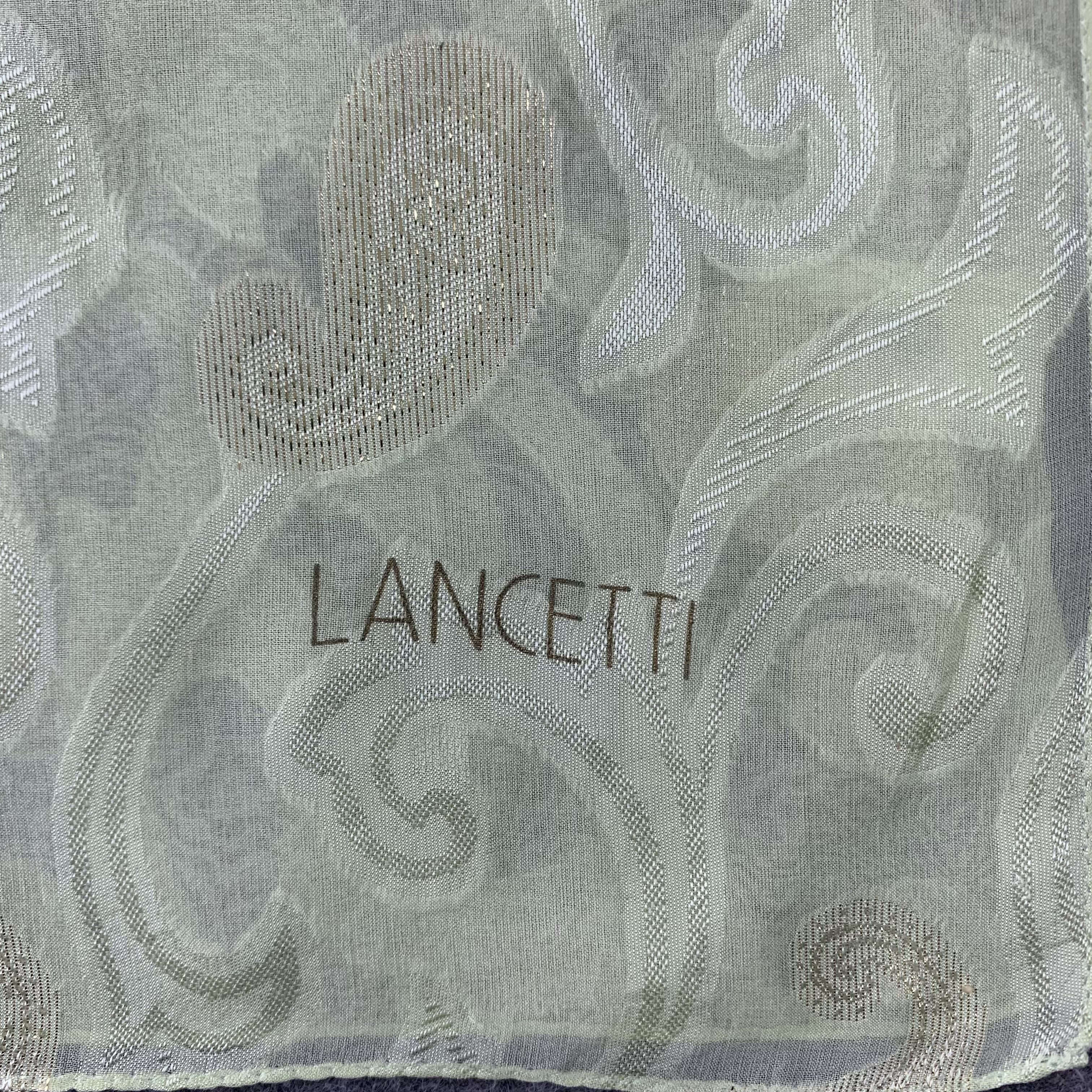 Lui di Lancetti Lancetti Scarf Silk Muffler Neck Wrap Stole BL9329 Size ONE SIZE - 5 Thumbnail