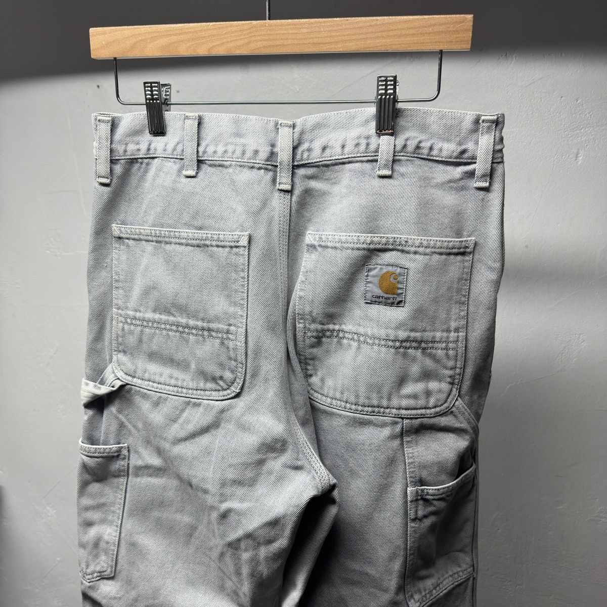 Carhartt Wip Carhartt WIP Faded Grey Single Knee Pants ERD Grunge Chrome Size US 31 - 6 Thumbnail