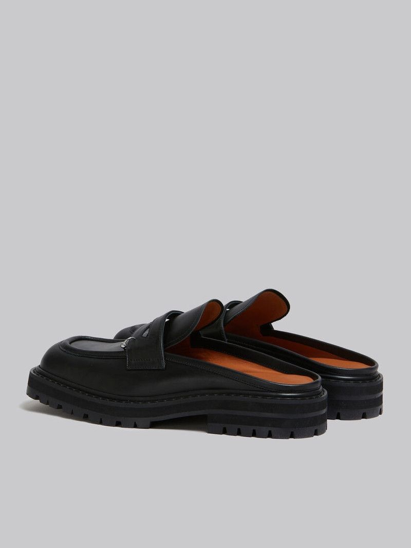 Marni o1w1db10426 Chunky Sabot Loafer in Black Size US 7 / EU 40 - 5 Thumbnail