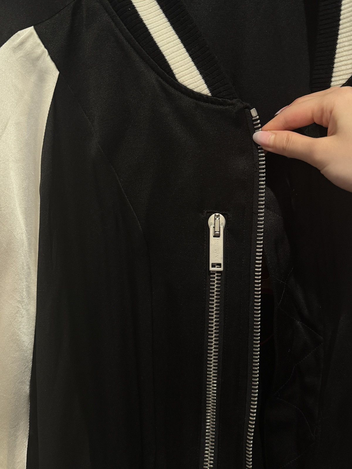 Ben Taverniti Unravel Project Ben Taverniti Unravel Project Oversized Silk Jacket Size XS / US 0-2 / IT 36-38 - 6 Thumbnail