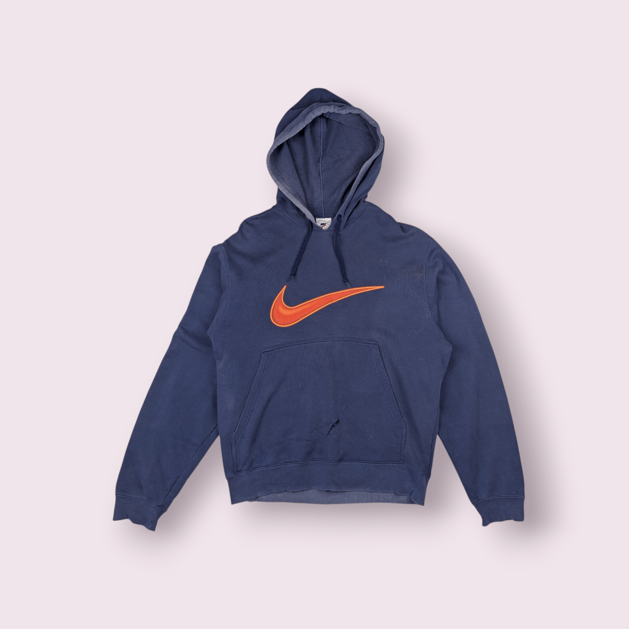 Nike Vintage 90's NIKE Big Logo Swoosh Hoodie Size US M / EU 48-50 / 2 - 1 Thumbnail