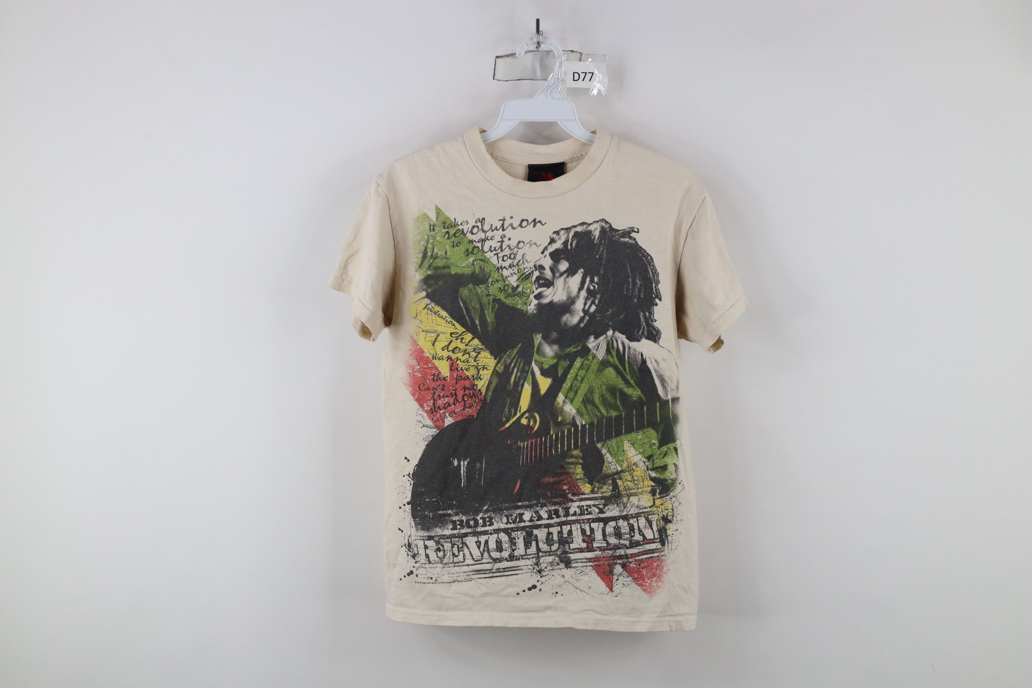 Vintage Vintage Y2K All Over Print Bob Marley Revolution T-Shirt Size US S / EU 44-46 / 1 - 1 Thumbnail