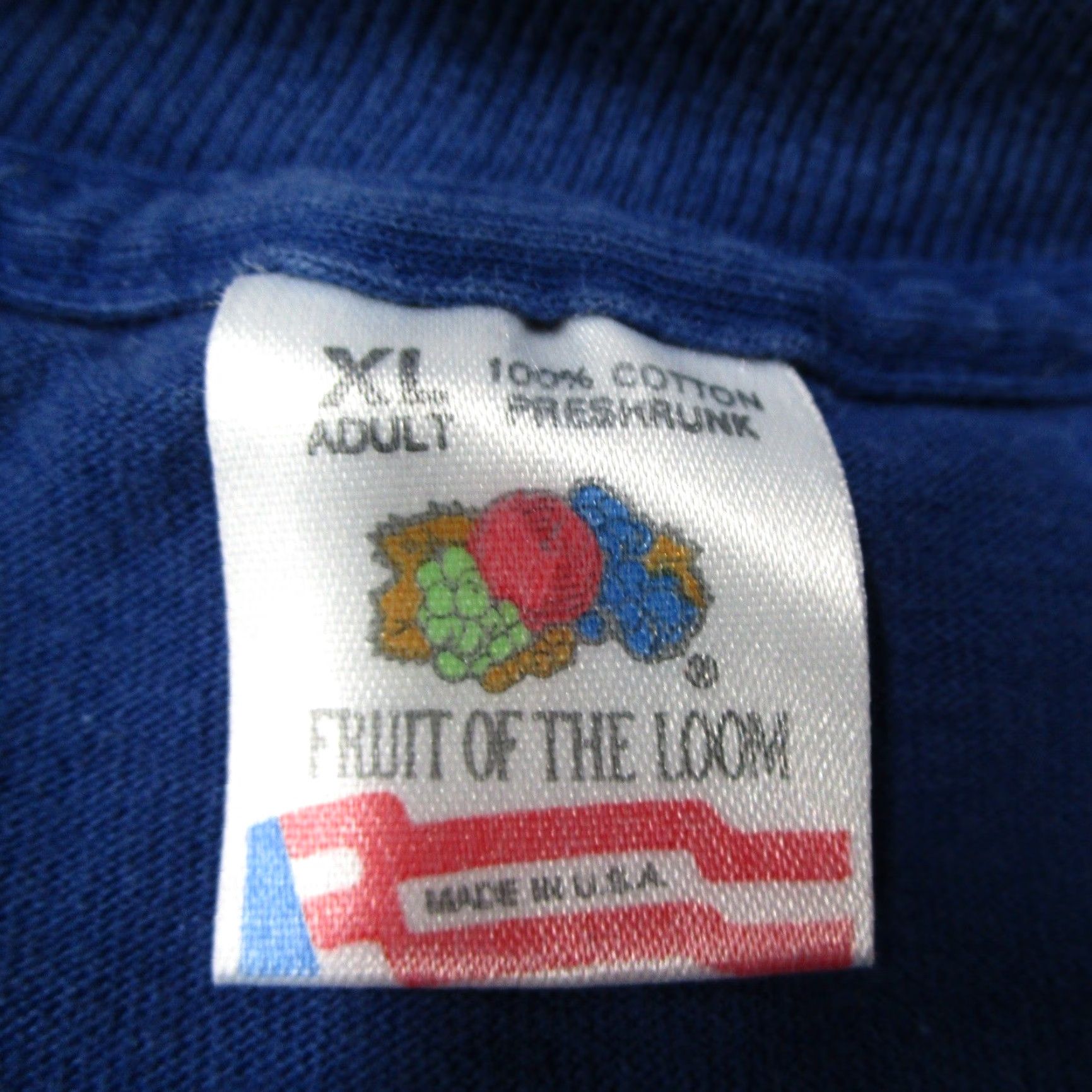 Fruit Of The Loom VINTAGE UC Berkeley Tau House Oski T Shirt Fruit of the Loom Blue XL USA Size US XL / EU 56 / 4 - 4 Thumbnail