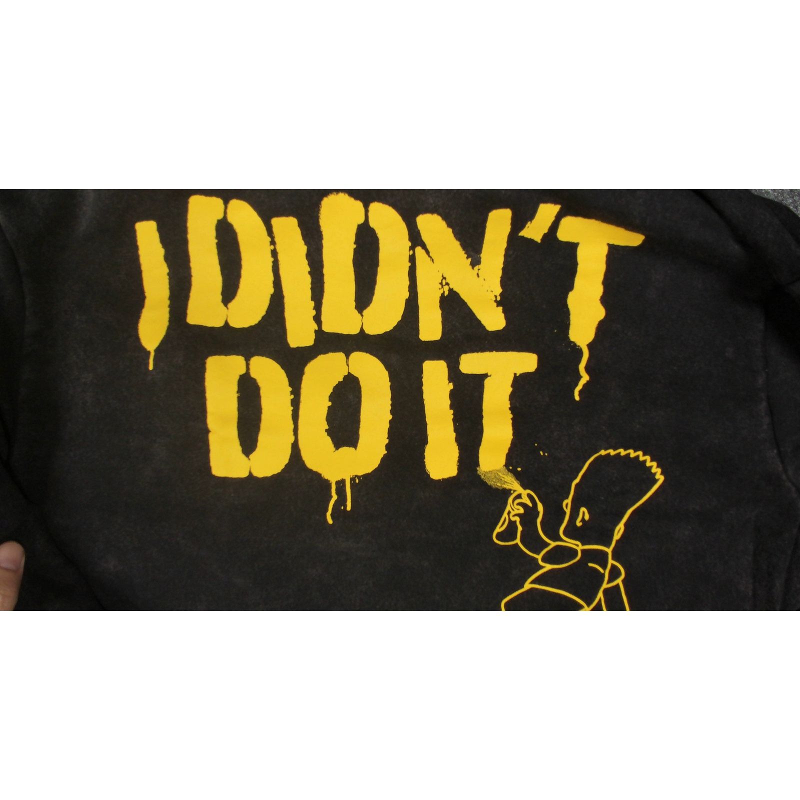 The Simpsons The Simpsons Y2K Bart "I Didn't Do It" Acid Wash Boxy Hoodie Size US S / EU 44-46 / 1 - 9 Thumbnail