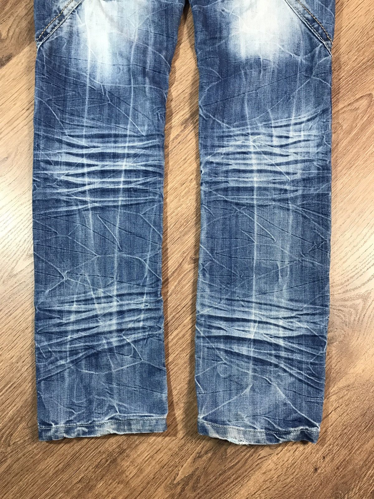 Japanese Brand Vintage Kosmo Lupo Distressed Denim Pants Size US 34 / EU 50 - 11 Thumbnail