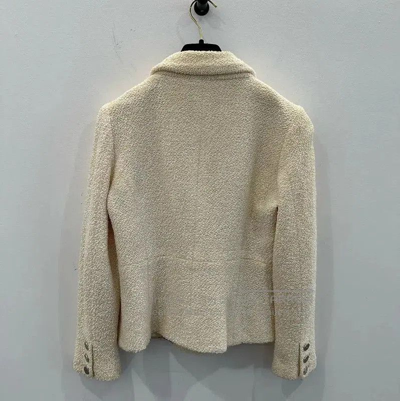 Chanel Chanel Cream Wool Women's Jacket . Size L / US 10 / IT 46 - 2 Thumbnail