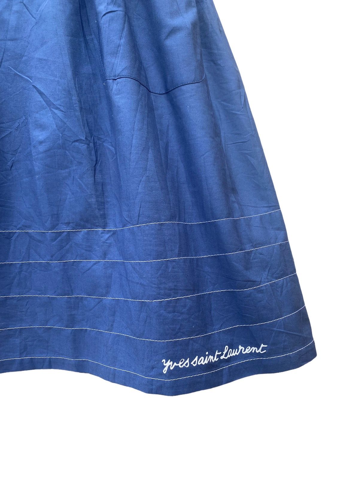 Saint Laurent Paris VINTAGE YVES SAINT LAURENT SPELLOUT APRON Size ONE SIZE - 7 Thumbnail