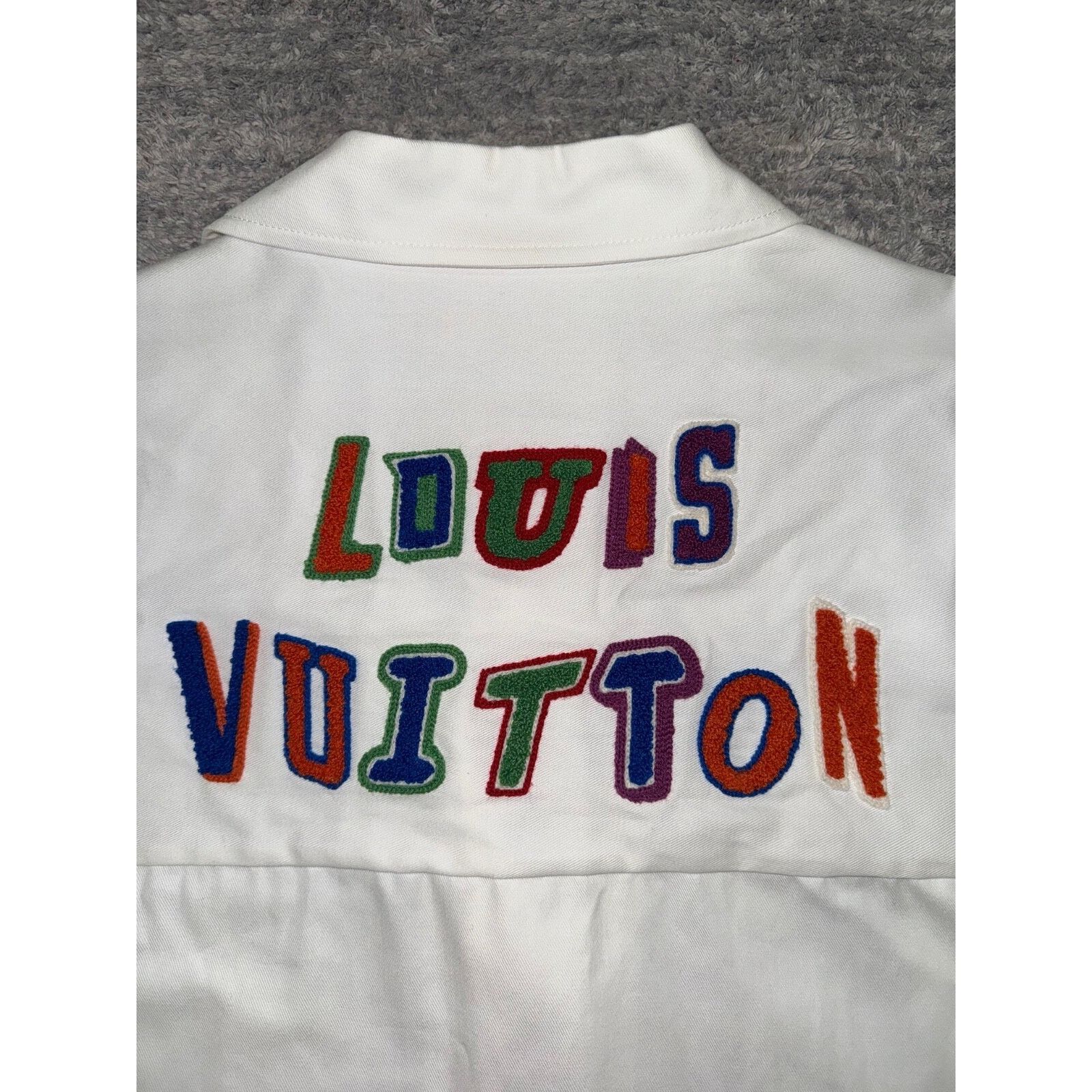 Louis Vuitton Louis Vuitton LV NBA Basketball SS Shirt Short Sleeve Button Size US L / EU 52-54 / 3 - 15 Thumbnail