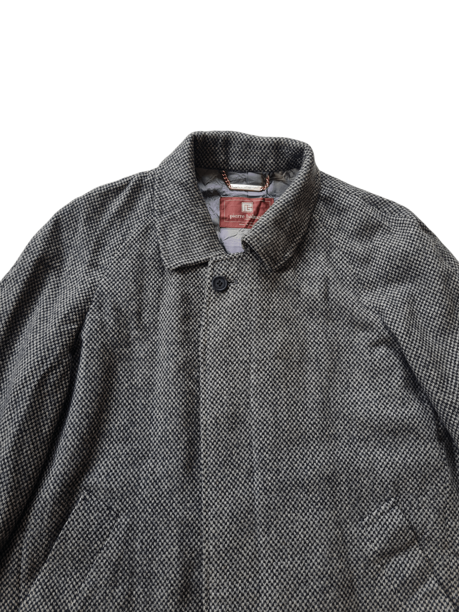 Pierre Balmain × Vintage Vtg Pierre Balmain Wool Long Jacket Size US M / EU 48-50 / 2 - 5 Thumbnail