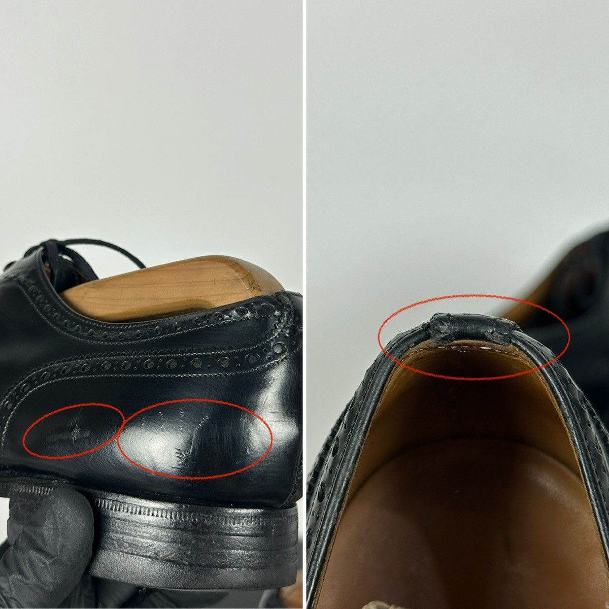 Church's Church’s Black Leather Oxford Brogue Dress England Shoes Size US 9.5 / EU 42-43 - 25 Thumbnail