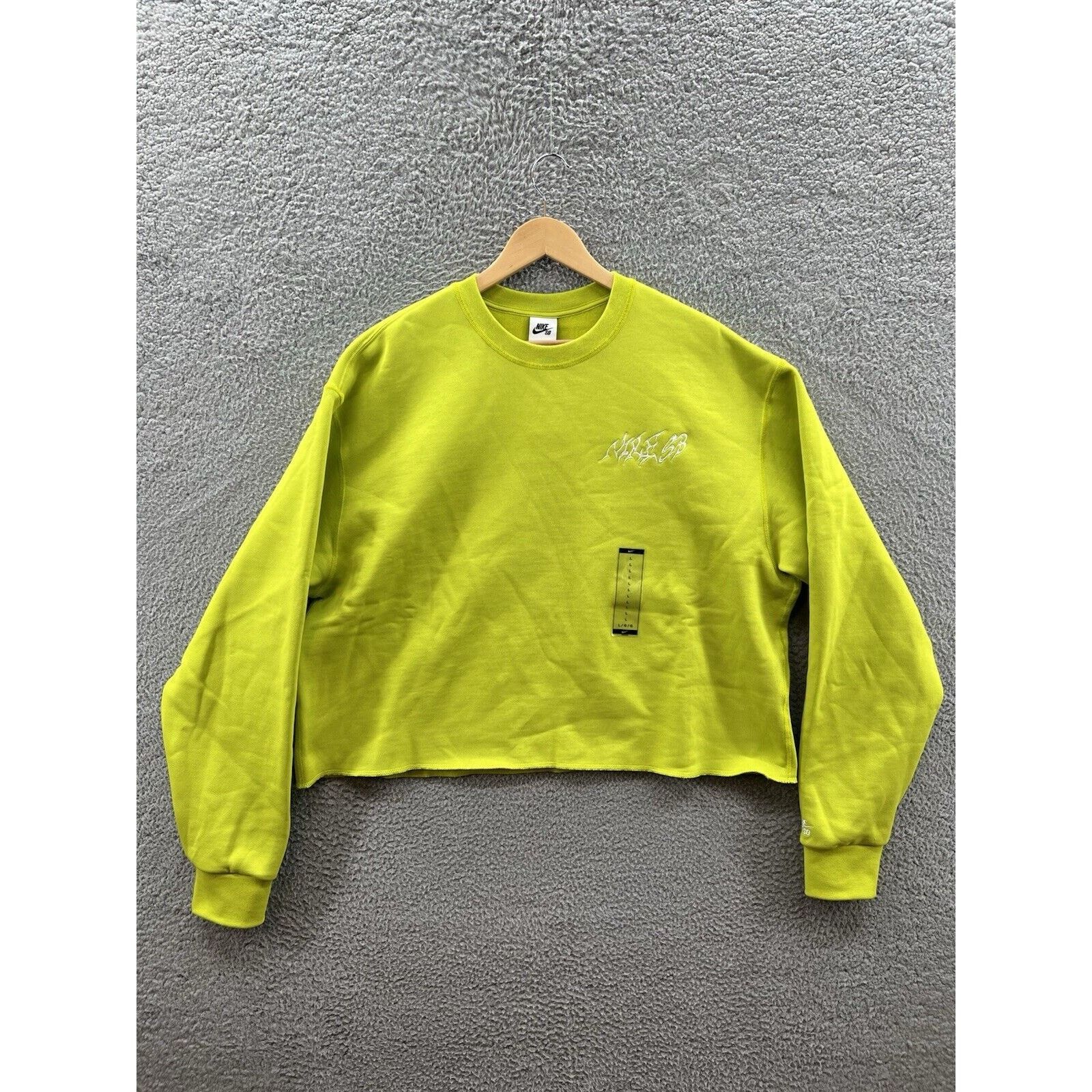 Nike Nike SB Yellow Cropped Stallion Sweatshirt Large FV7357-357 Size US L / EU 52-54 / 3 - 1 Thumbnail