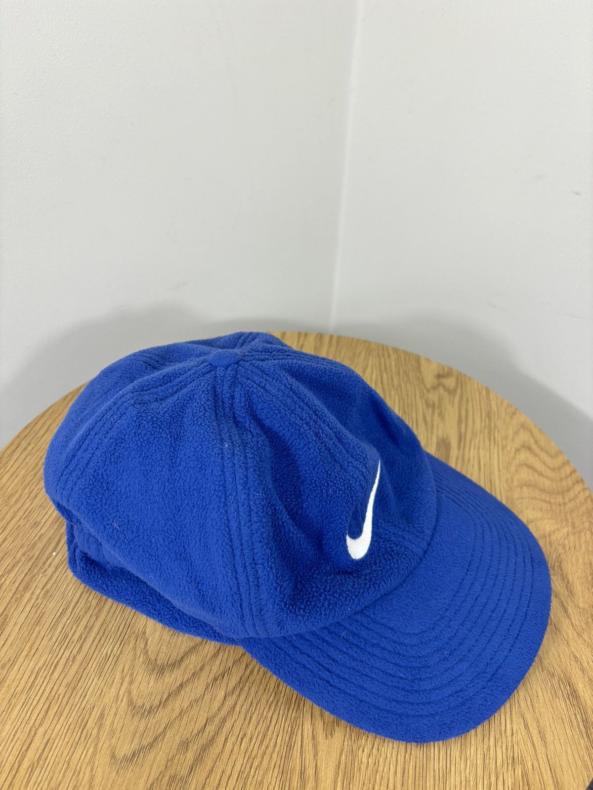 Nike Vintage 90s Nike Y2K Swoosh Cozy Hype Cap Hat Size ONE SIZE - 2 Thumbnail