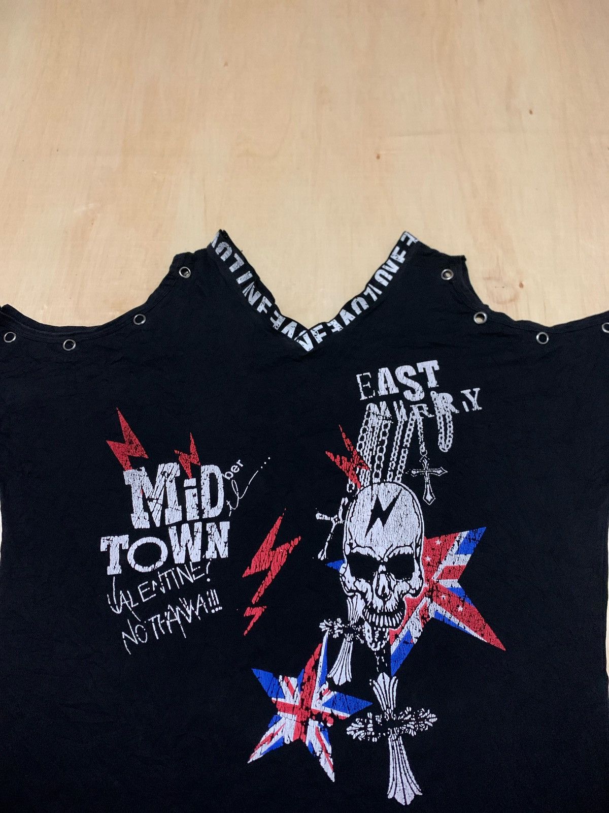If Six Was Nine × Japanese Brand × Le Grande Bleu (L.G.B.) Vintage Y2k Skull Mid Town Skull Punk style Size ONE SIZE - 2 Thumbnail