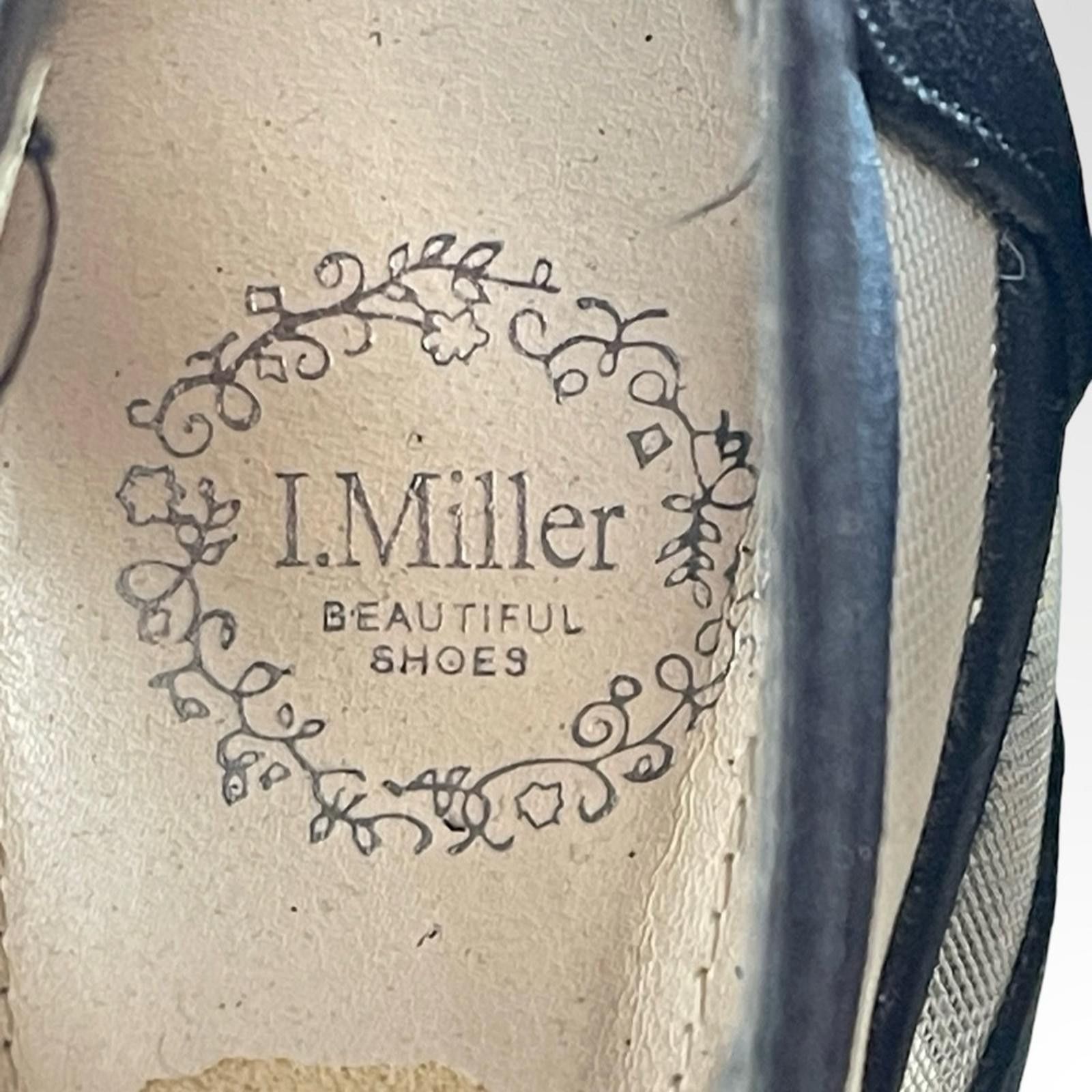 Other I Miller Black Mesh Strappy High Heel Sandals in size 6.5 Size US 6.5 / IT 36.5 - 5 Thumbnail