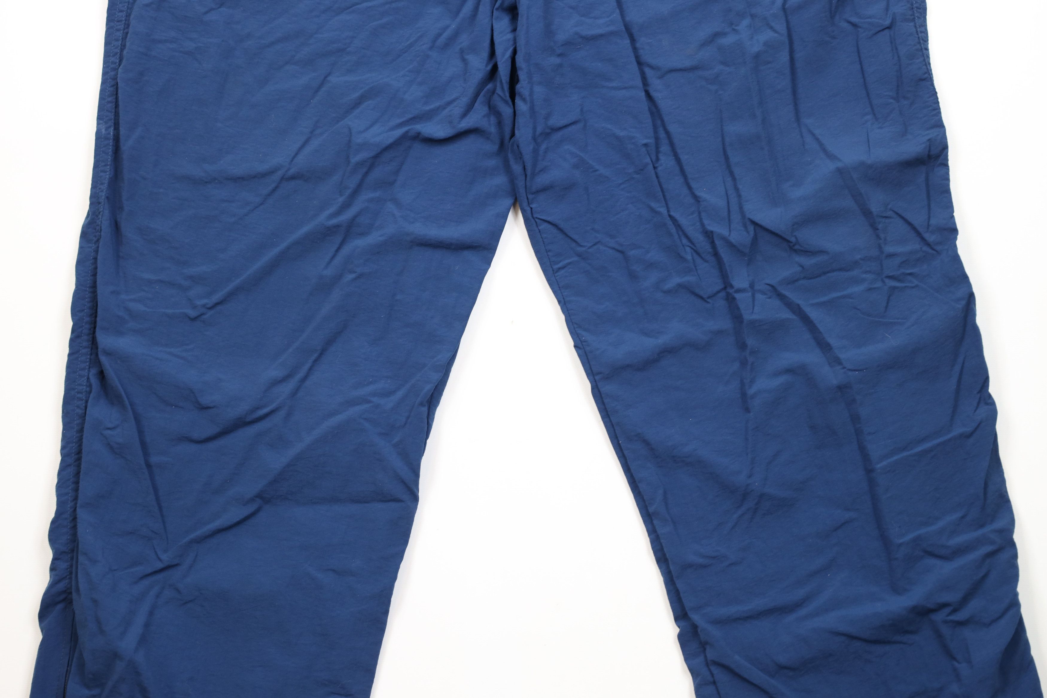 Reebok × Vintage Vintage 90s Reebok Classic Logo Lined Joggers Pants Blue Size US 38 / EU 54 - 3 Thumbnail