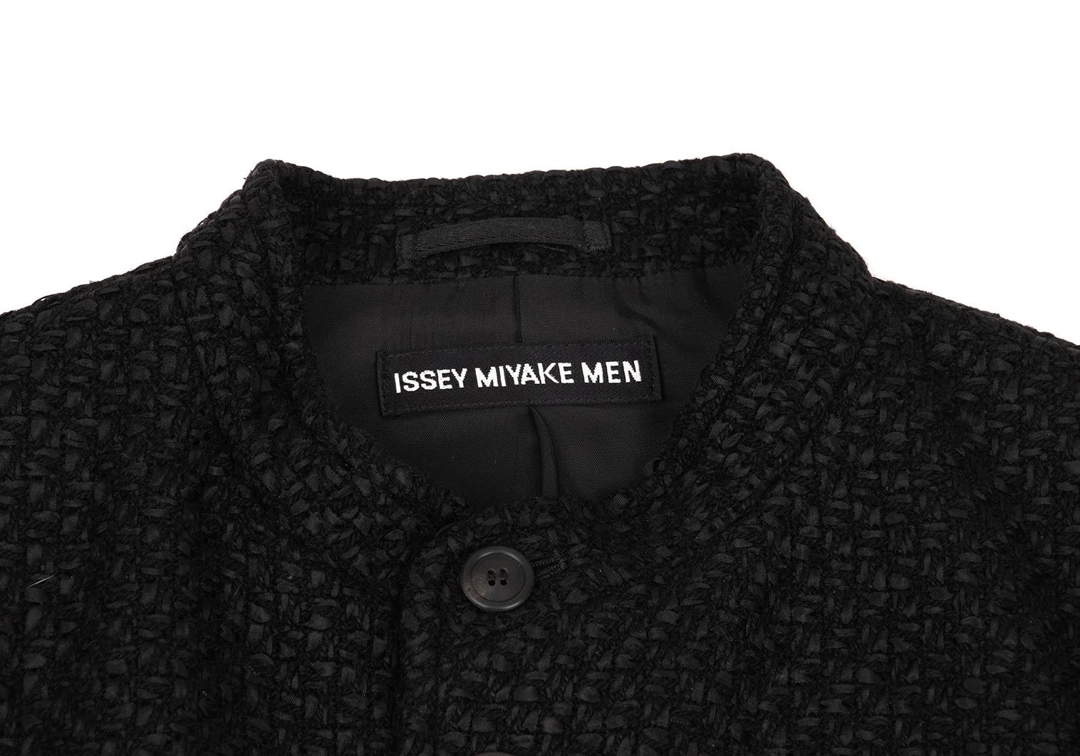 Issey Miyake Band Collar Jacket in Black - Size 2 Size US M / EU 48-50 / 2 - 3 Thumbnail