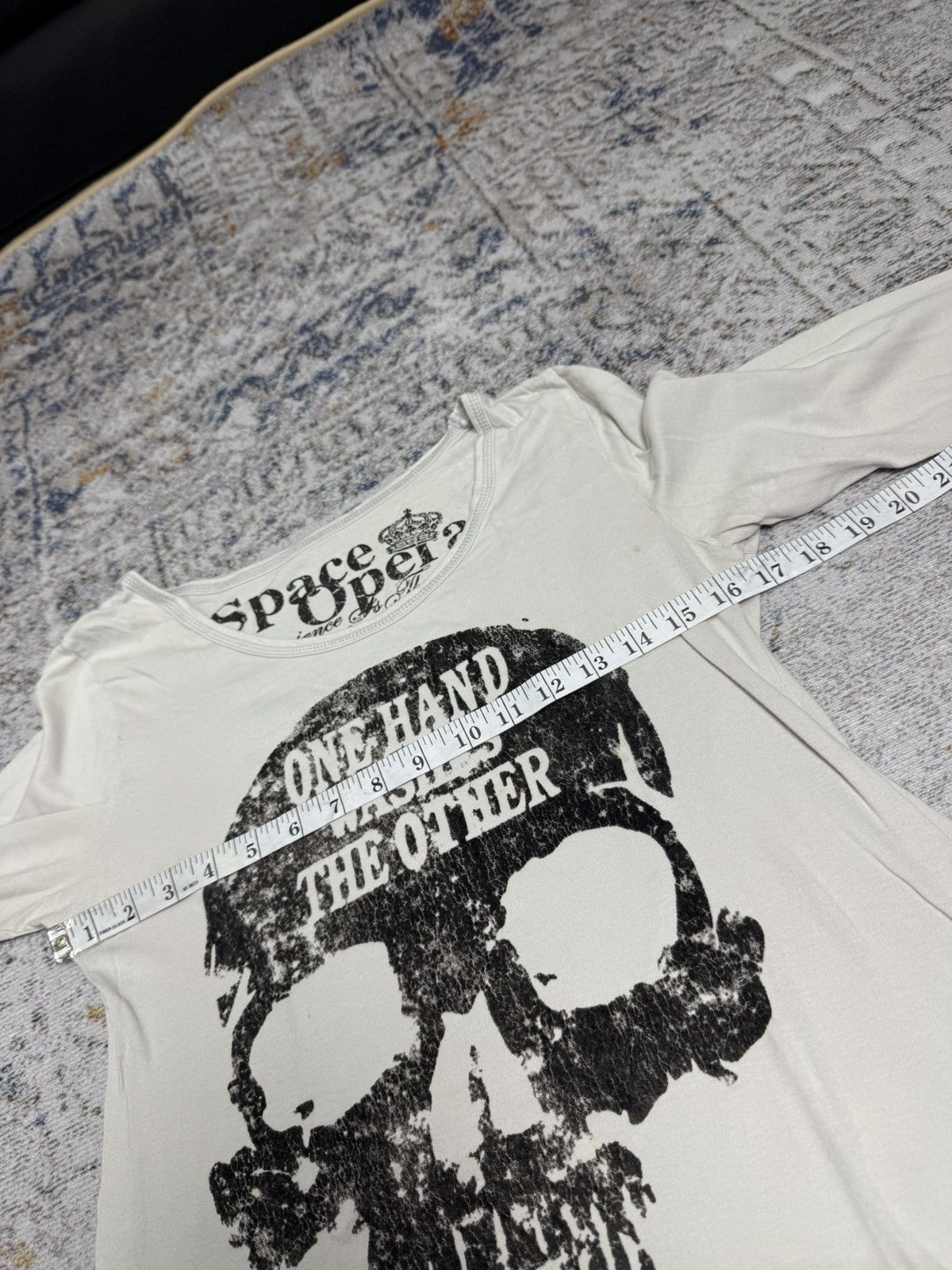 Japanese Brand Space opera skull art ifsix long sleeve Size M / US 6-8 / IT 42-44 - 7 Thumbnail