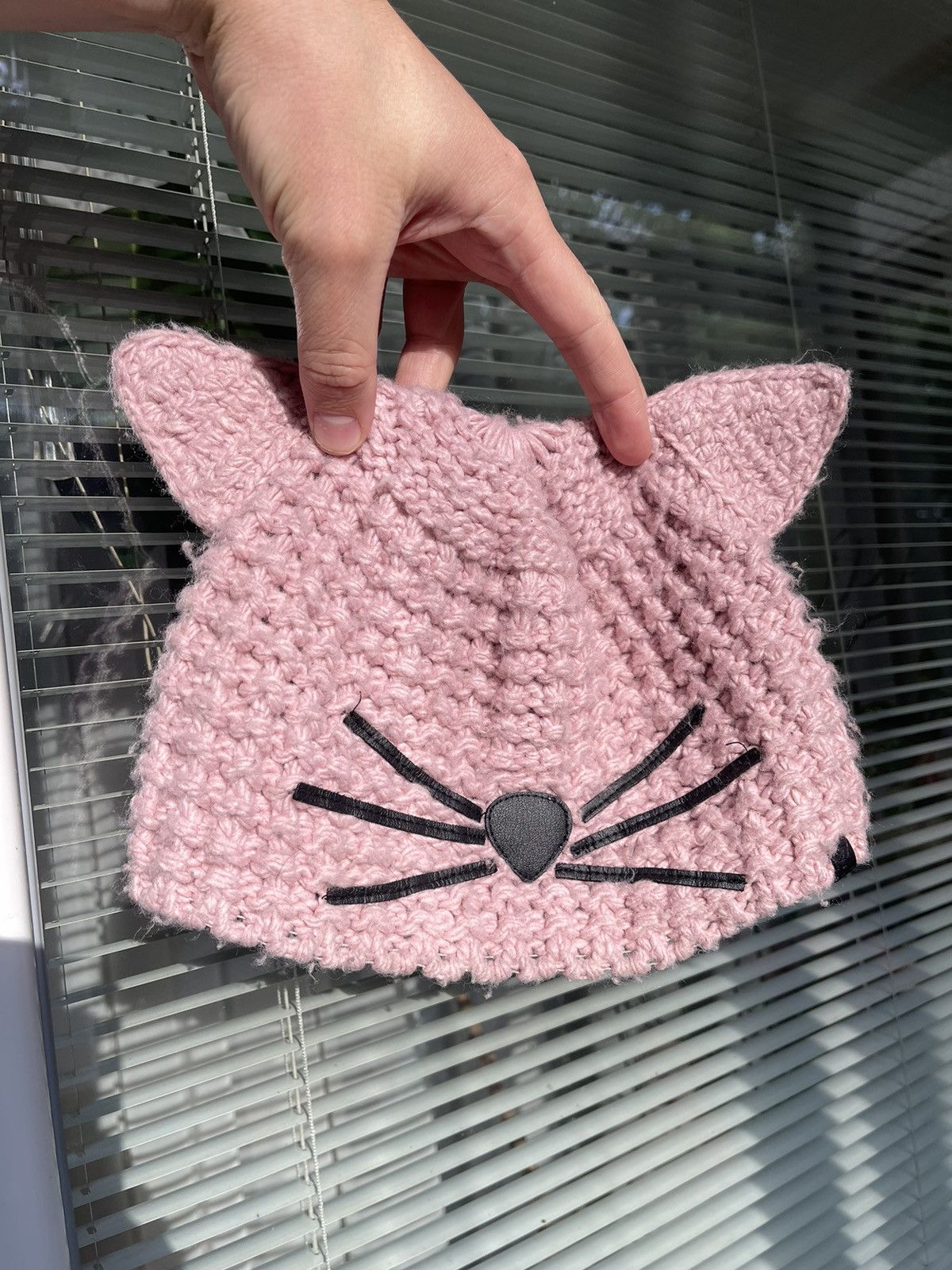 Japanese Brand × Karl Lagerfeld × Vintage Vintage hat Karl Lagerfeld kitty Pink Size ONE SIZE - 1 Thumbnail