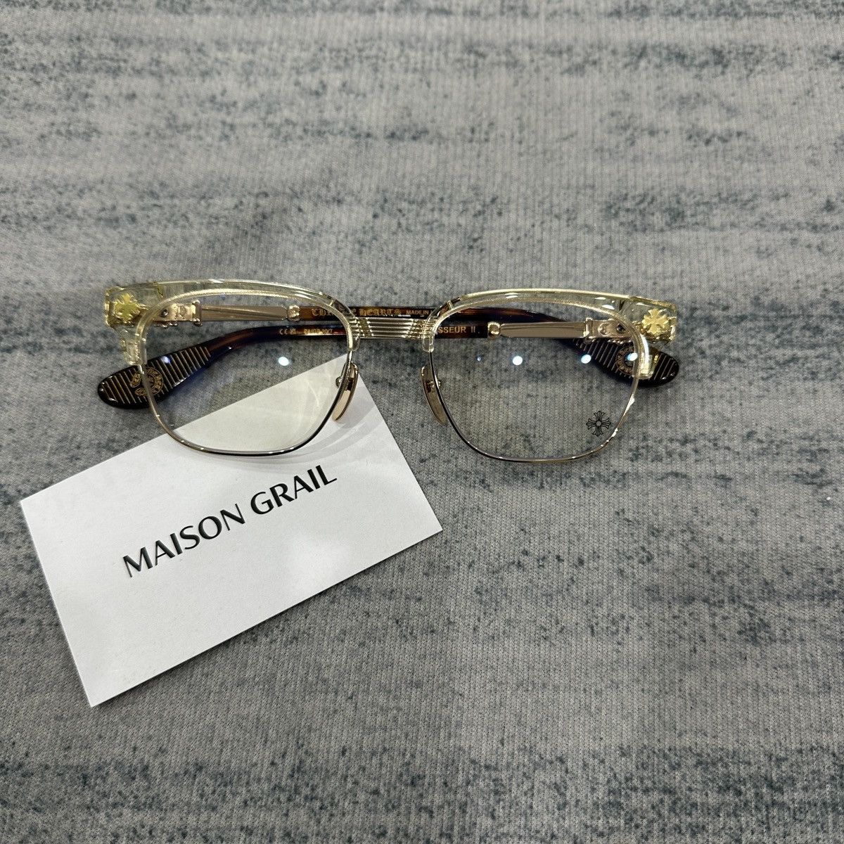 Chrome Hearts CHROME HEARTS BONENNOISSEUR II EYEGLASSES Size ONE SIZE - 1 Thumbnail