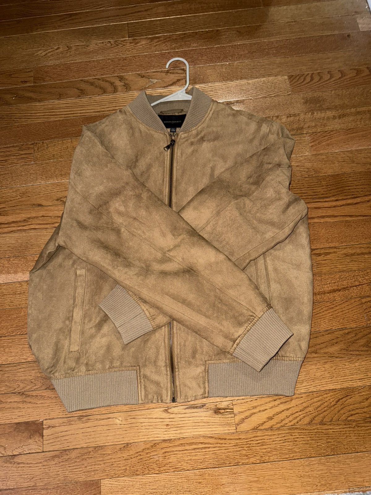 Banana Republic Suede bomber Size US L / EU 52-54 / 3 - 1 Thumbnail