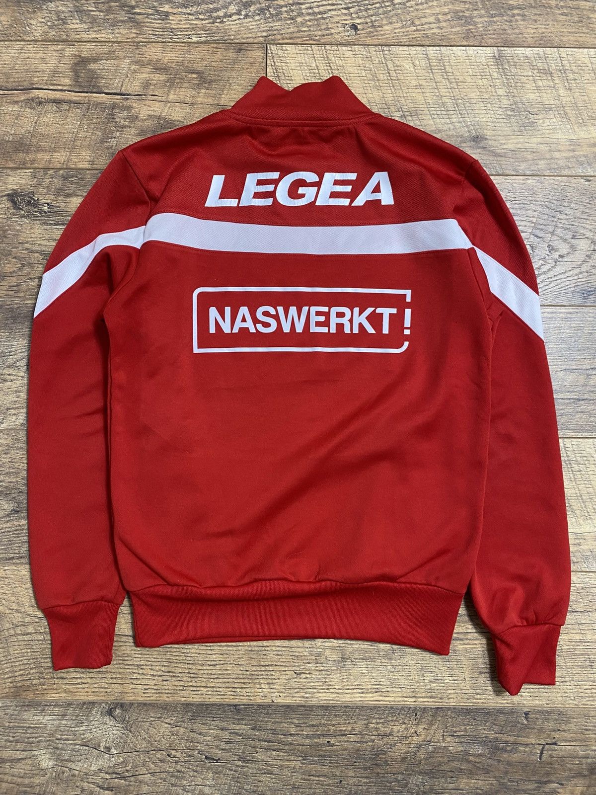 Vintage NEC Nijmegen x Legea Training Drill Top Red Small Size US S / EU 44-46 / 1 - 7 Thumbnail