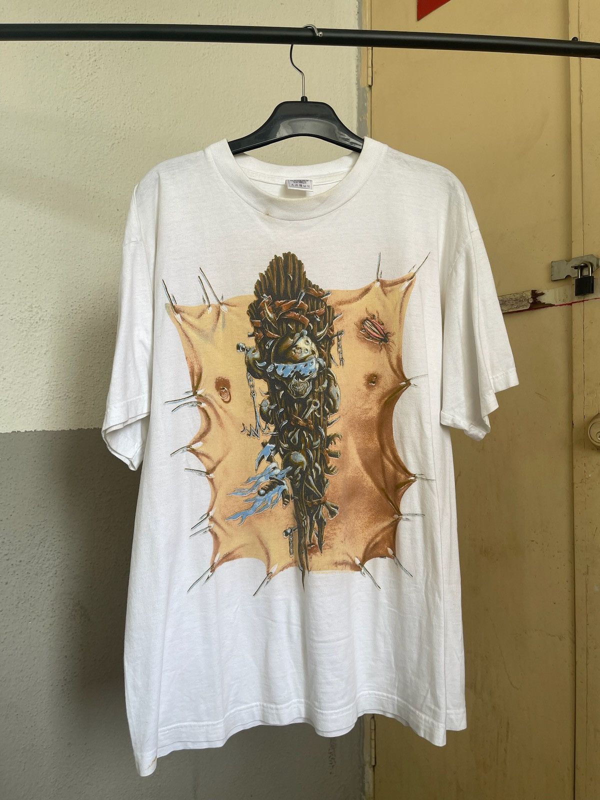 Band Tees × Vintage Vintage 1995 Megadeth Youthanasia T shirt Size US L / EU 52-54 / 3 - 2 Thumbnail