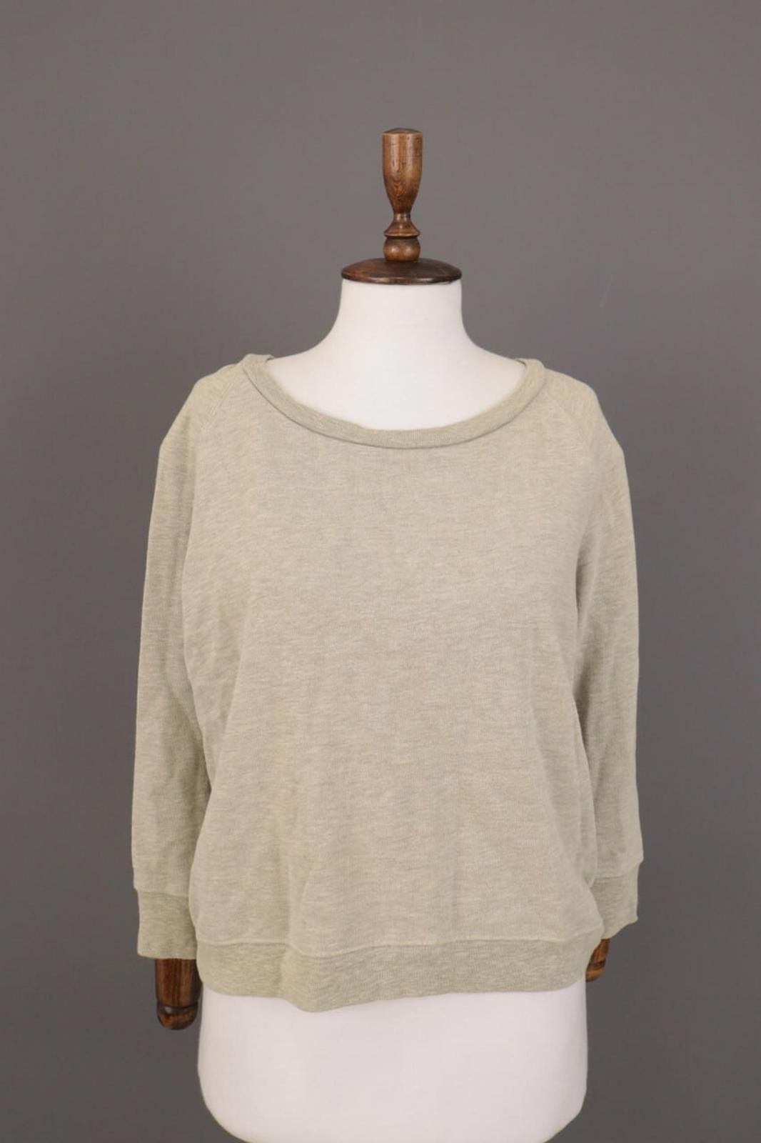 Acne Studios Acne Beige Boat Neck Jumper Sweatshirt Size S Size S / US 4 / IT 40 - 1 Thumbnail