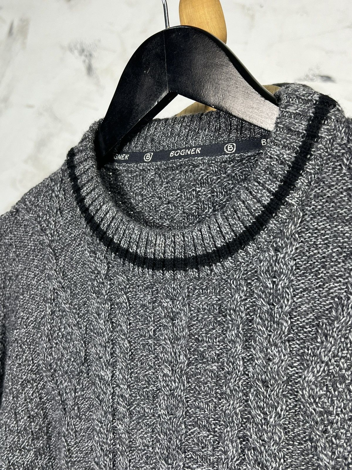Bogner Vintage Bogner Wool Knit Sweater Size 44 L - XL Size US XL / EU 56 / 4 - 3 Thumbnail