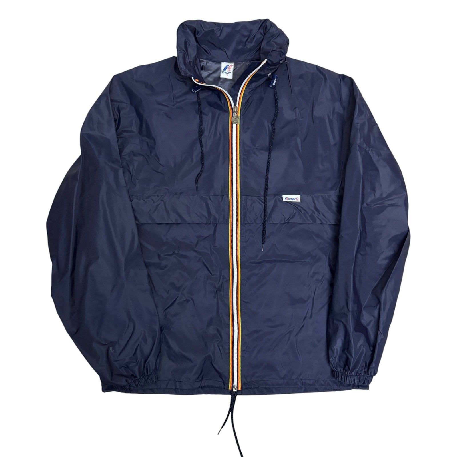 K-Way K-WAY Vintage 90s Jacket Rain Waterproof Windbreaker Small Size US S / EU 44-46 / 1 - 1 Thumbnail