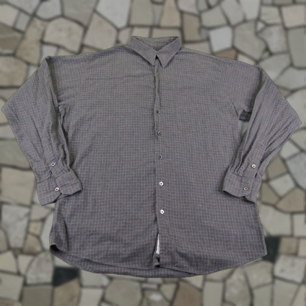 Vintage VINTAGE Gitman Bros Shirt Mens LT Gray Plaid Flannel Western Button-Up Casual Workwear Pockets Size US L / EU 52-54 / 3 - 1 Thumbnail