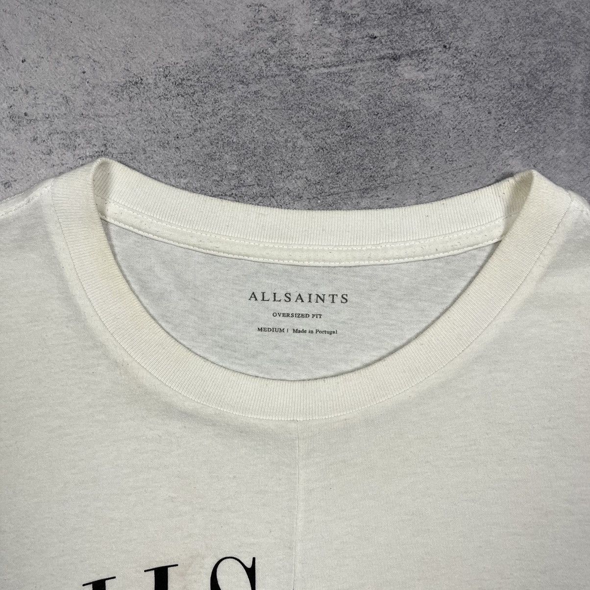 Allsaints AllSaints Dropout Big Logo Oversize Fit T Shirt Size US M / EU 48-50 / 2 - 7 Thumbnail