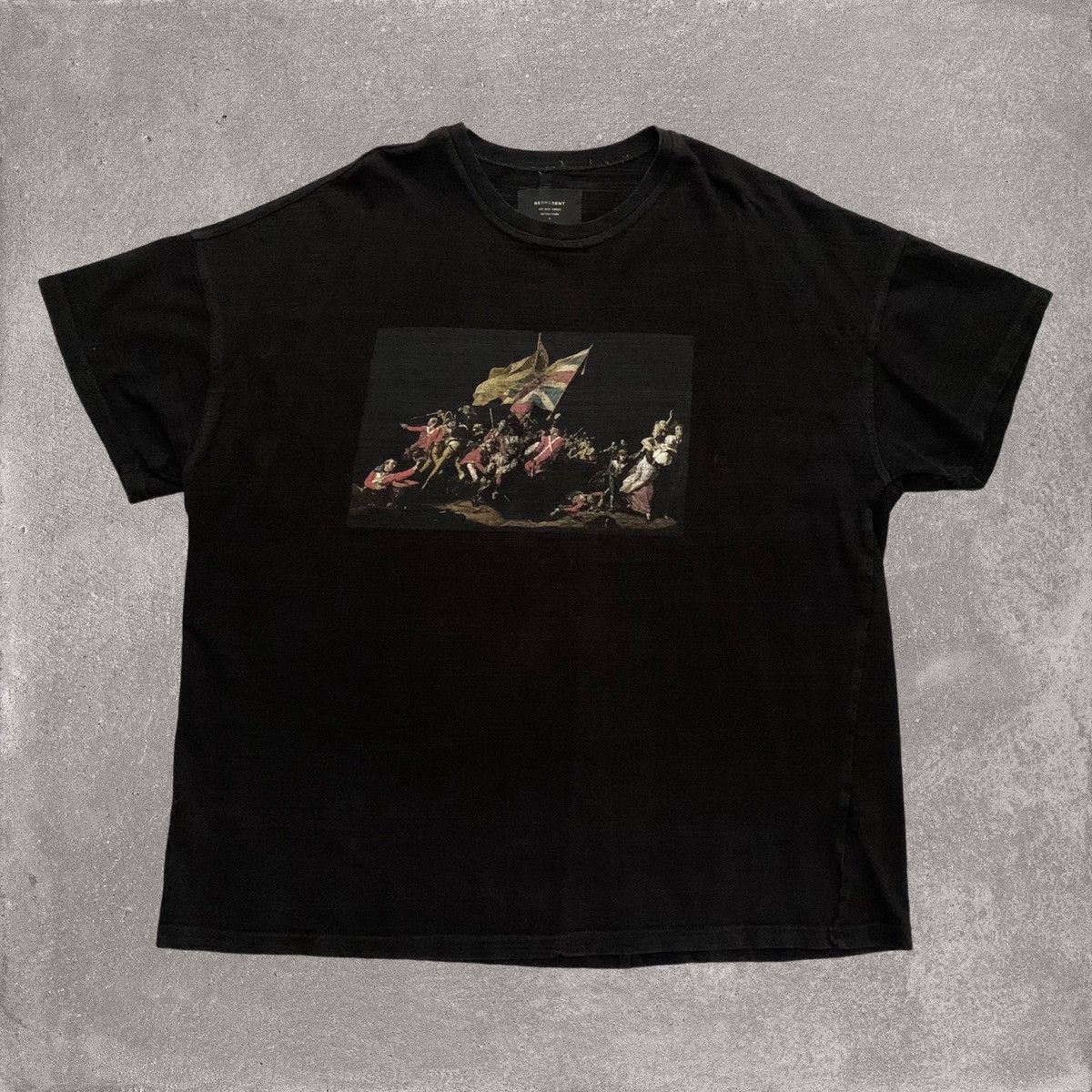 Represent Clo. Represent Medium Battle Black Tee 'The New Breed' | Grailed