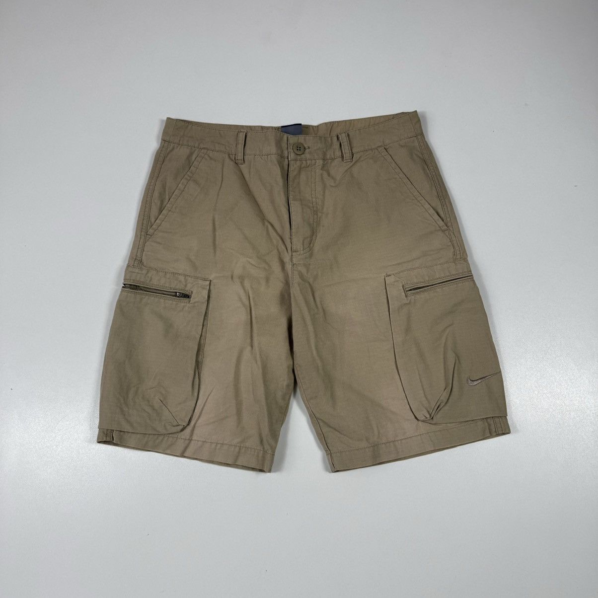 Nike × Vintage vintage 90s nike cargo shorts Size US 32 / EU 48 - 1 Thumbnail