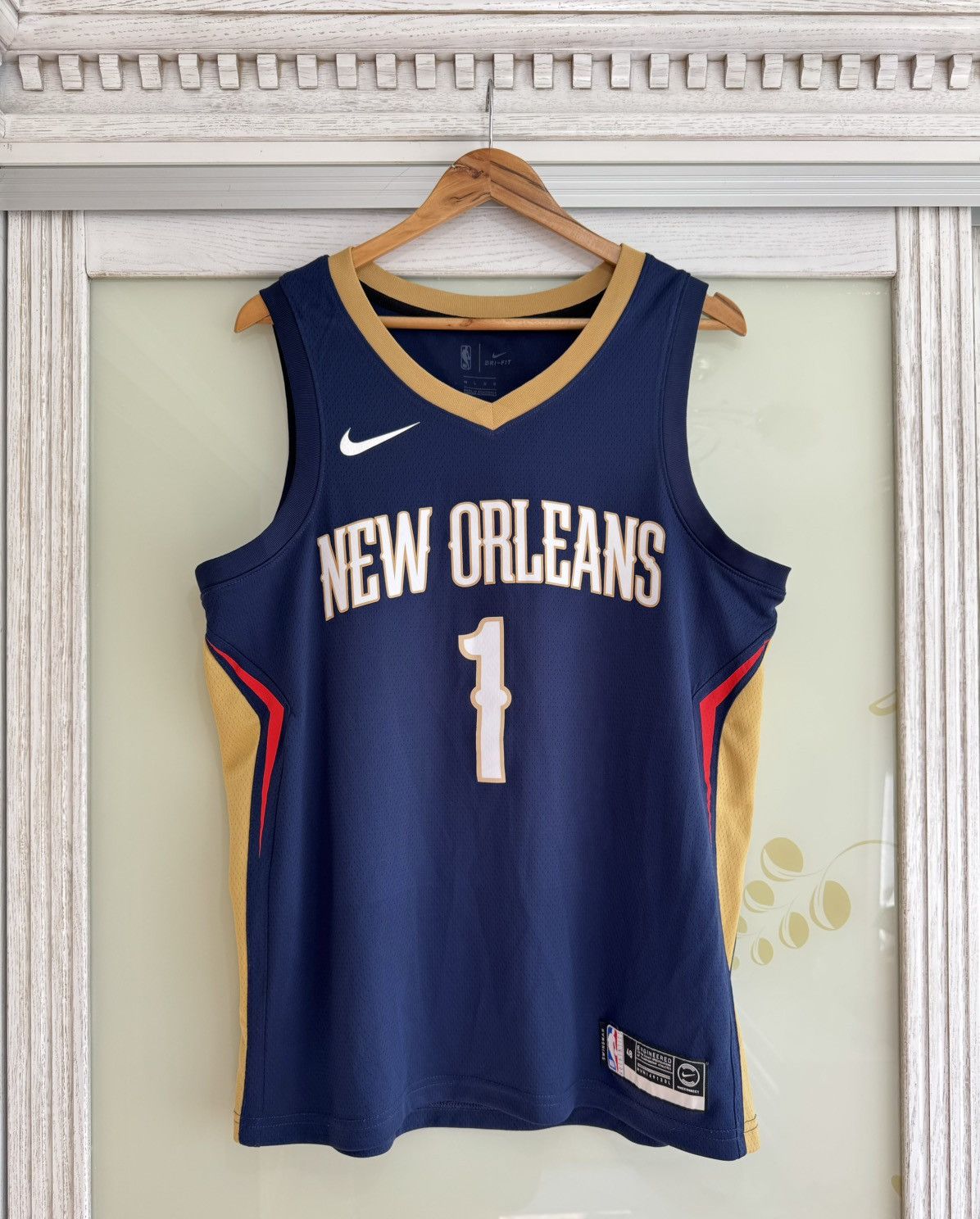NBA × Nike Zion Williamson #1 New Orleans Pelicans Basketball NBA Jersey Size US L / EU 52-54 / 3 - 1 Thumbnail