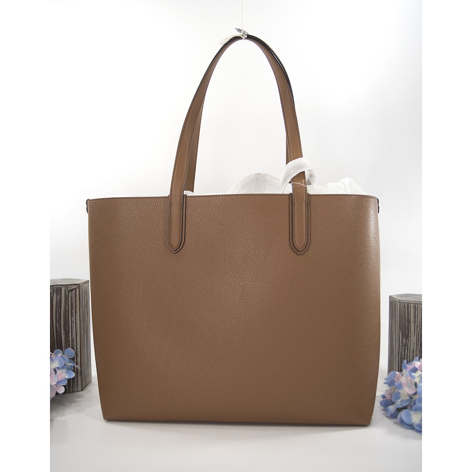 Michael Kors Michael Kors Luggage Leather Eliza XL Extra Large Reversible Size ONE SIZE - 4 Thumbnail