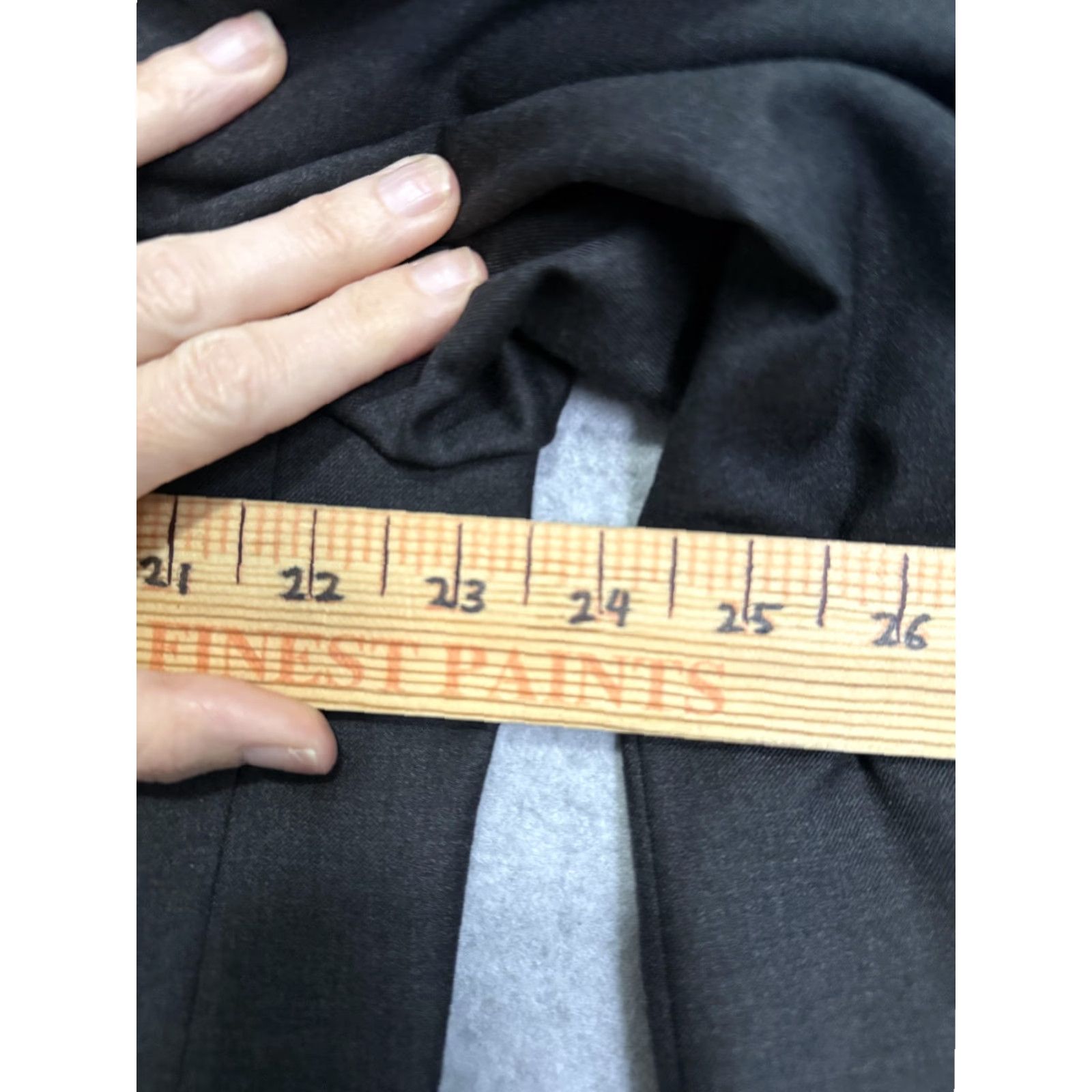 Vintage Hickey Freeman Suit Jacket Mens 44 Gray 100% Wool Loro Piana Boardroom USA Size 44R - 5 Thumbnail