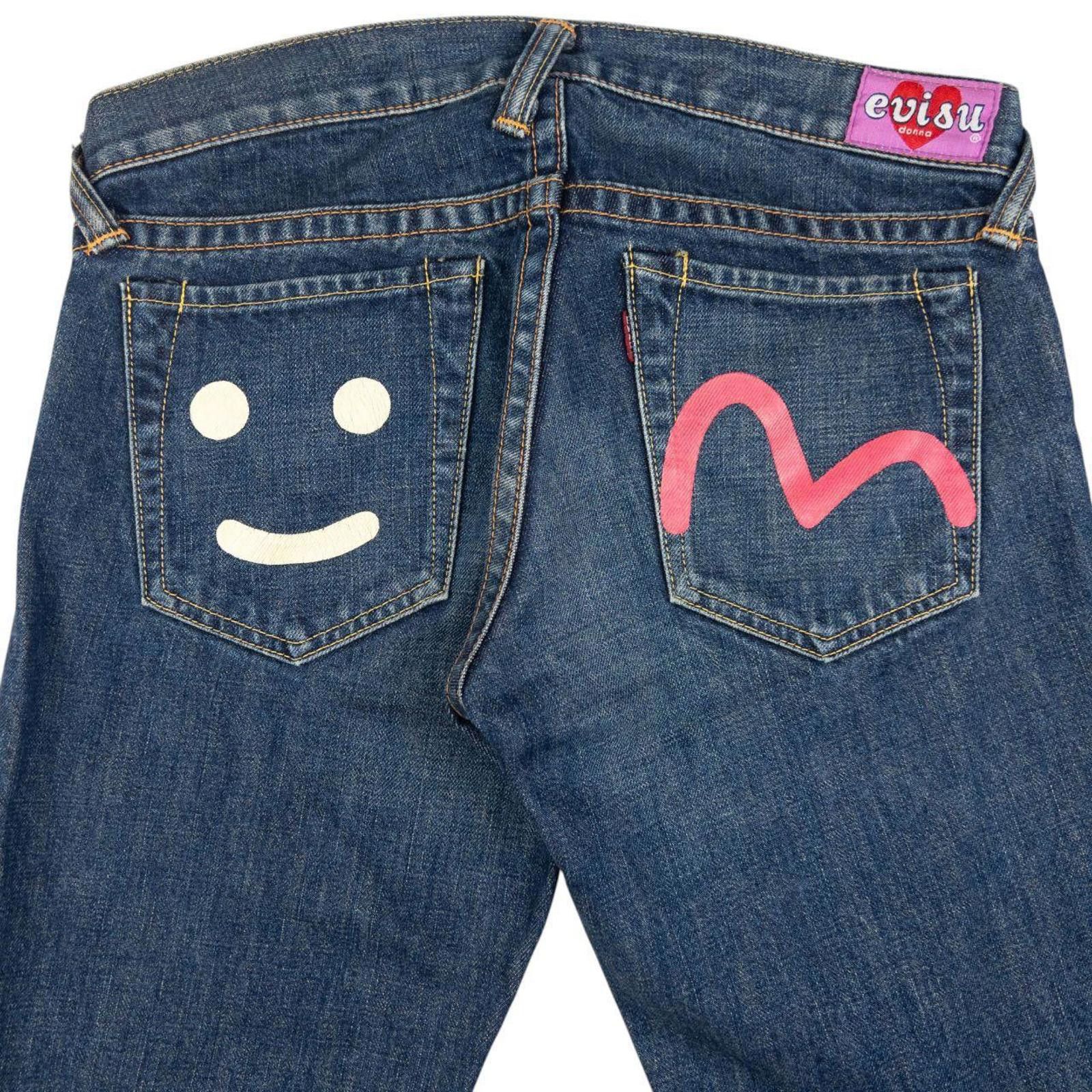 Evisu Vintage Evisu Donna Gull Smiley Face Denim Jeans Size W31 Size 31" - 1 Thumbnail